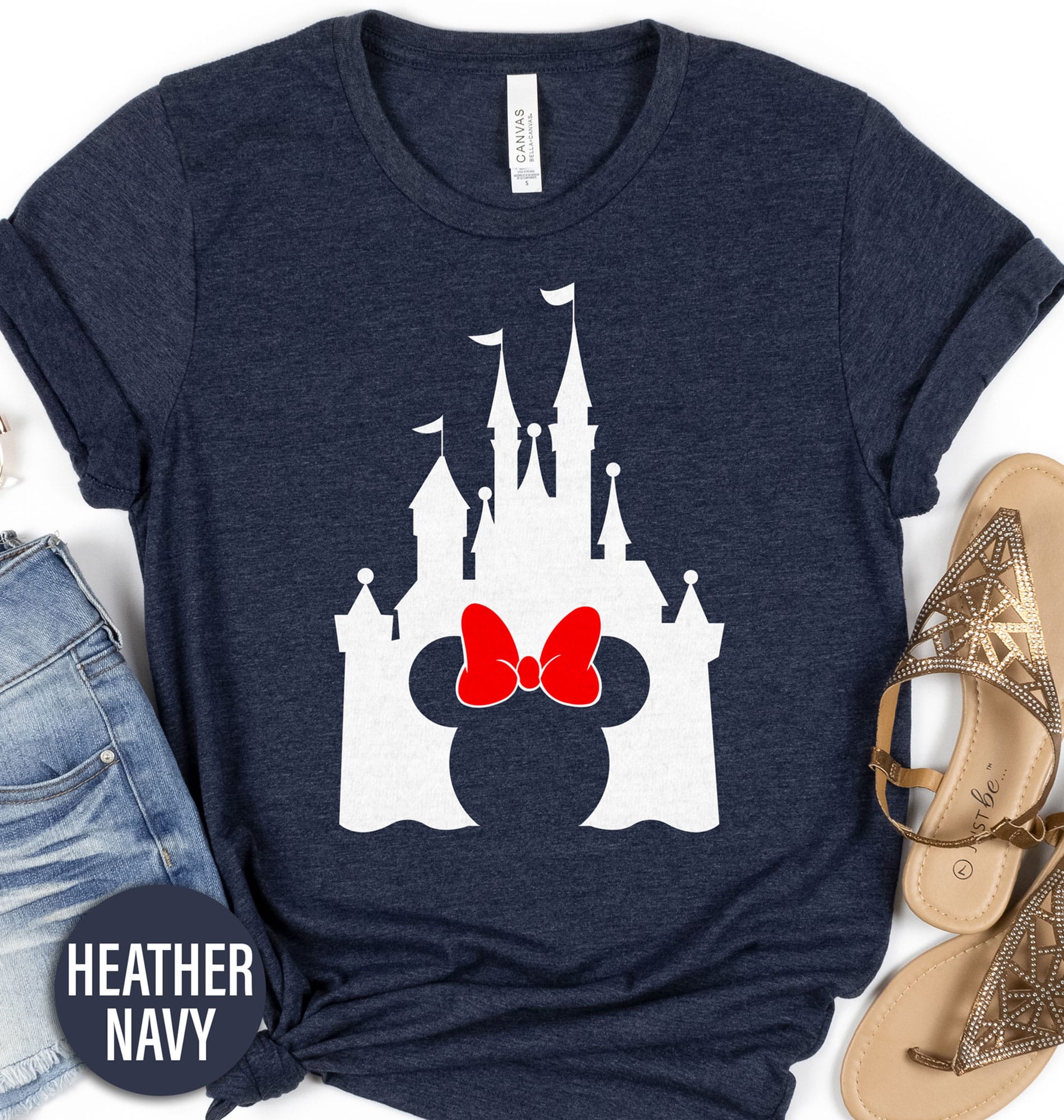 Minnies Disney Castle Shirt Disney Vacation Shirts Embrace the magic with our Minnie's Disney Castle Shirt from VacationShirts.com! Perfect for Disney enthusiasts, this enchanting tee features a dazzling Minnie Mouse Castle design, blending Disney Princess charm with Minnie's iconic style. Ideal for family trips to the Magic Kingdom, it's a must-have for any Disney vacation wardrobe. Dive into the Disney Park spirit with this captivating Minnie Mouse outfit!