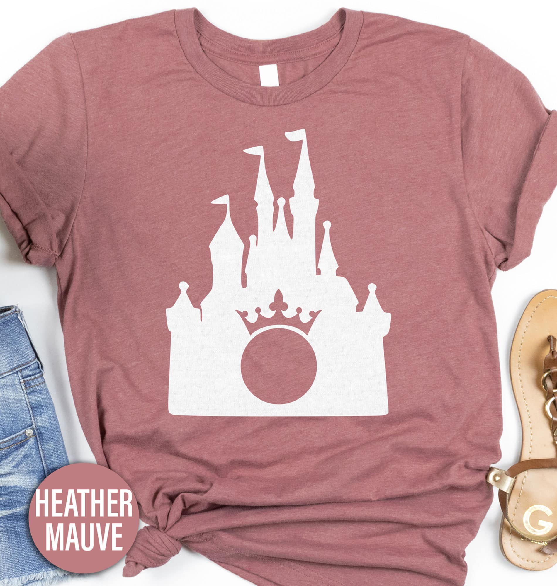 Disney Castle Crown Shirt Disney Vacation Shirts Embrace the magic with our Disney Castle Crown Shirt, the perfect addition to your Disney vacation clothing. Featuring a stunning Magic Kingdom Castle and a regal princess crown, this tee is ideal for the whole family. Crafted for comfort and style, it's a must-have for any Disney theme park outing.