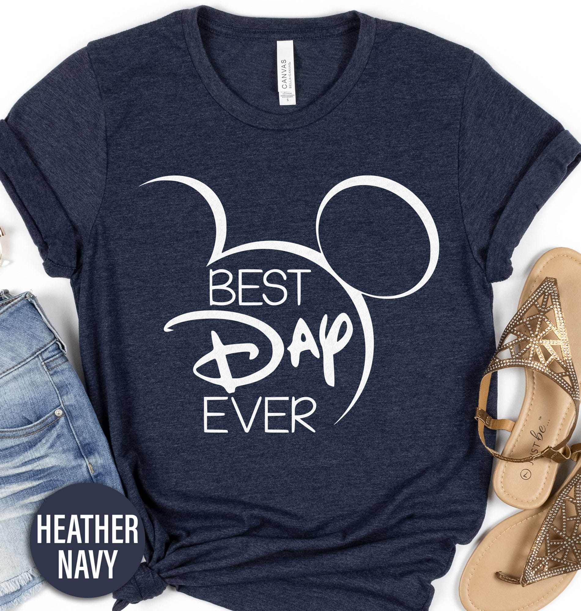Best Day Ever Shirt Disney Vacation Shirts Experience the magic with our Best Day Ever Shirt from VacationShirts.com! Perfect for Disney vacations, this customizable tee lets your family match in style. Celebrate in comfort with our theme park-friendly apparel, featuring a vibrant Happy Day graphic. Personalize for any occasion, ensuring your day out is filled with positive vibes.