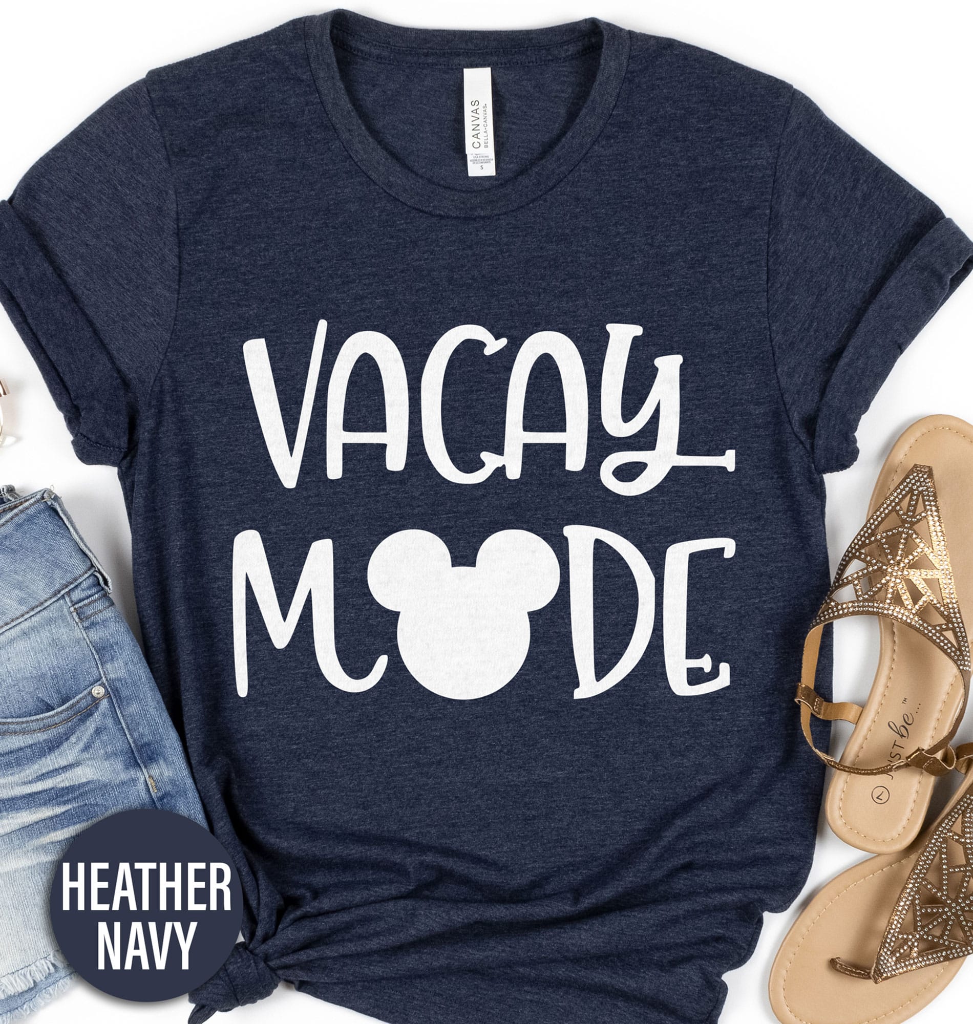 Vacay Mode Shirt Disney Vacation Shirts Dive into relaxation with our Vacay Mode Shirt from VacationShirts.com! Perfect for tropical getaways, beach holidays, or cruising in style, this summer travel top blends humor with resort wear chic. Ideal for family vacations or matching group outfits, it's your go-to tee for embodying the essence of vacation relaxation.