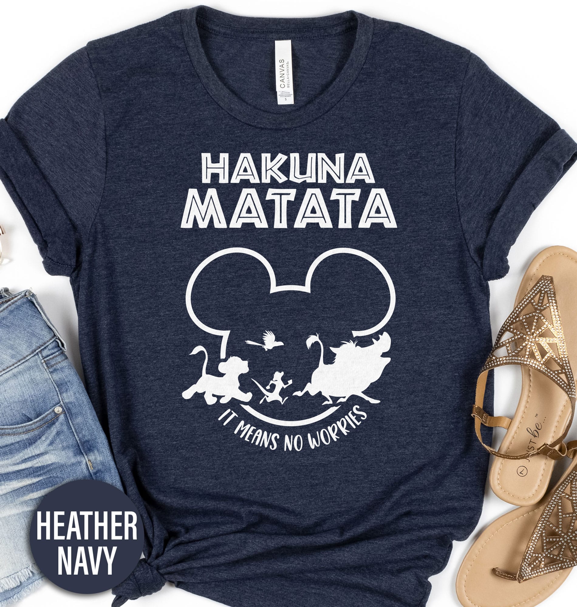 Hakuna Matata Mickey Shirt Disney Vacation Shirts Discover the magic with our Hakuna Matata Mickey Shirt, blending the iconic Mickey Mouse with the adventurous spirit of Lion King. Perfect for Disney family shirts, this unique Mickey Lion King crossover apparel brings joy to both adults and kids. Embrace your Disney vacation in style with our enchanting tees!