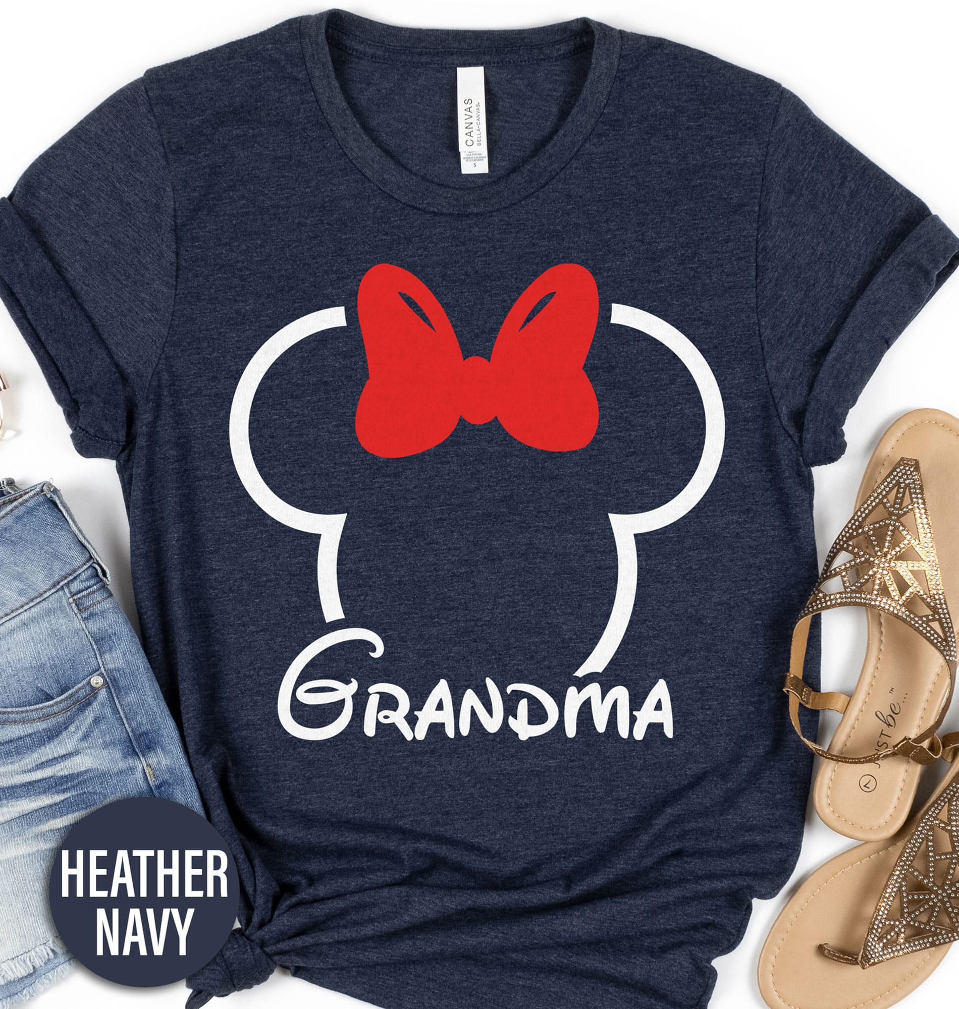 Disney Grandma Shirt Disney Vacation Shirts Embrace the magic with our Disney Grandma Shirt, perfect for family trips! This custom, personalized tee celebrates Grandma's Disney spirit, making it a must-have for Disney World vacations. Crafted for comfort and style, it's the ultimate choice for matching Disney family shirts. Make memories in this magical Disney theme park essential!