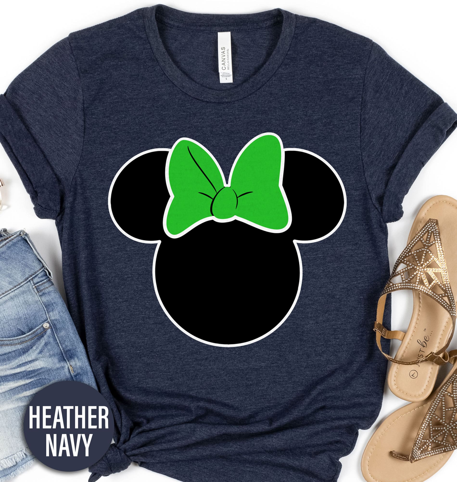 Disney Minnie Saint Patricks Day Shirt Disney Vacation Shirts Celebrate St. Patrick's Day in magical style with our Disney Minnie Mouse Shamrock Tee! Perfect for any Disney Irish celebration, this Minnie Mouse green shirt features a charming leprechaun design, making it a must-have for your St. Paddy's Day Disney outfit. Join the festive fun with this exclusive Minnie Mouse St. Patrick's Day merchandise!