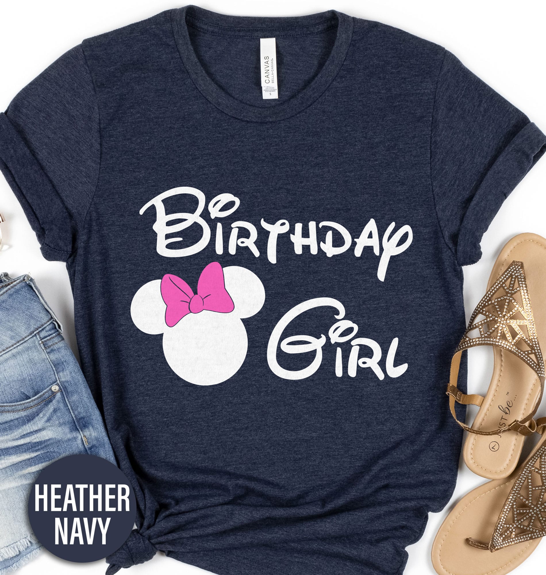 Disney Birthday Girl Shirt Disney Vacation Shirts Celebrate her special day with our enchanting Disney Birthday Girl Shirt! Customizable with her favorite Disney Princess or Mickey & Minnie designs, this personalized tee adds magic to any Disney birthday party or Magic Kingdom trip. Perfect for every Disney-loving birthday girl, it's the ultimate outfit for unforgettable memories!