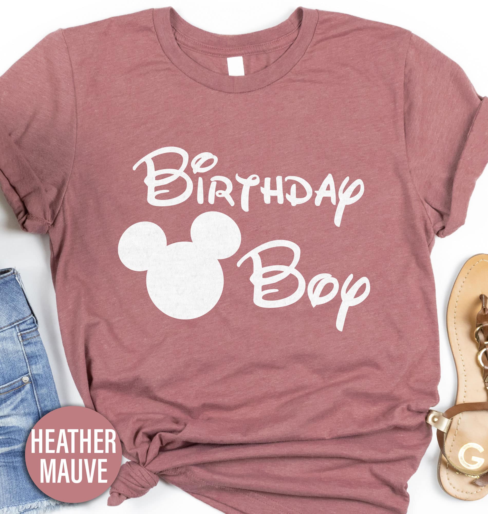Disney Birthday Boy Shirt Disney Vacation Shirts Celebrate in magical style with our Disney Birthday Boy Shirt! Featuring beloved Mickey Mouse, this custom Disney Birthday Tee is the perfect Boys Disney Party Outfit. Personalize it for an unforgettable Disney Birthday Outfit Boy experience. Ideal for toddlers to kids, make their day special with this enchanting Disney Character Birthday Shirt.