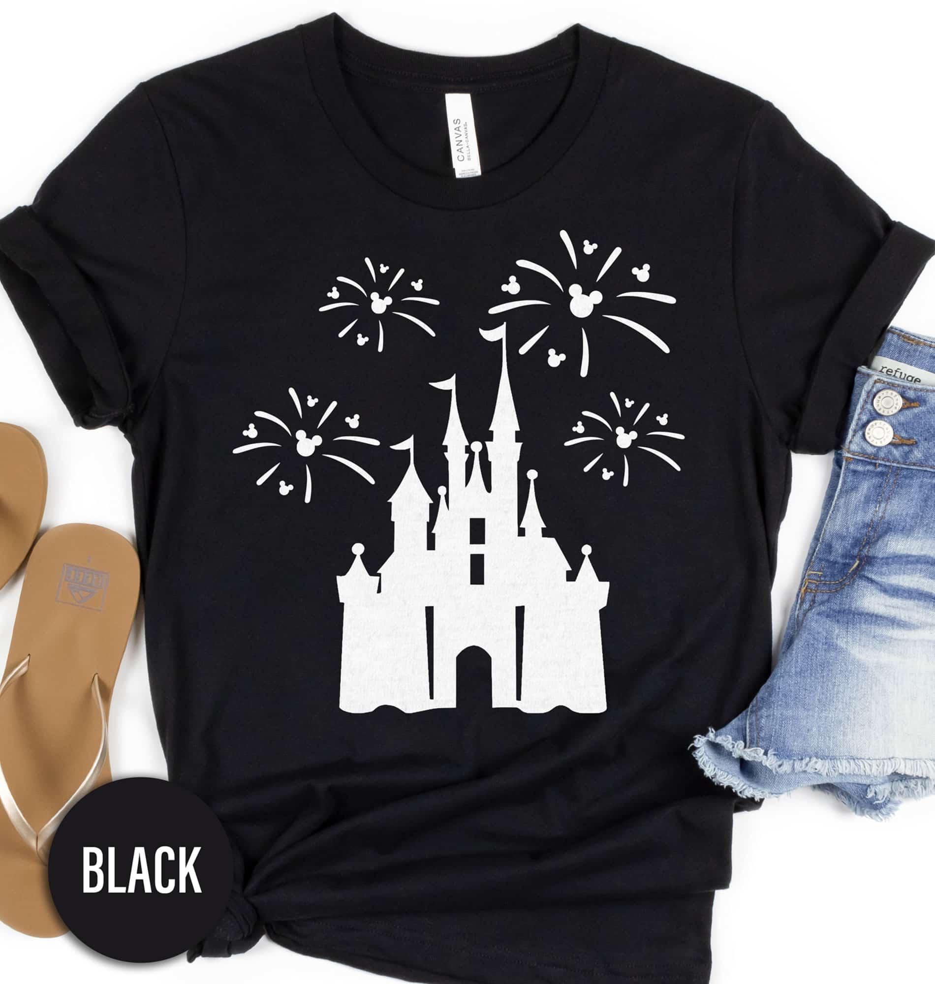 Disney Castle Firework Shirt Disney Vacation Shirts Experience the magic with our Disney Castle Firework Shirt, a must-have for any Disney vacation. Featuring a dazzling Magic Kingdom fireworks design, this tee captures the enchantment of Disney Park Castle nights. Perfect for Disney trip enthusiasts, it's your wearable souvenir from a magical castle firework show. Embrace the wonder!