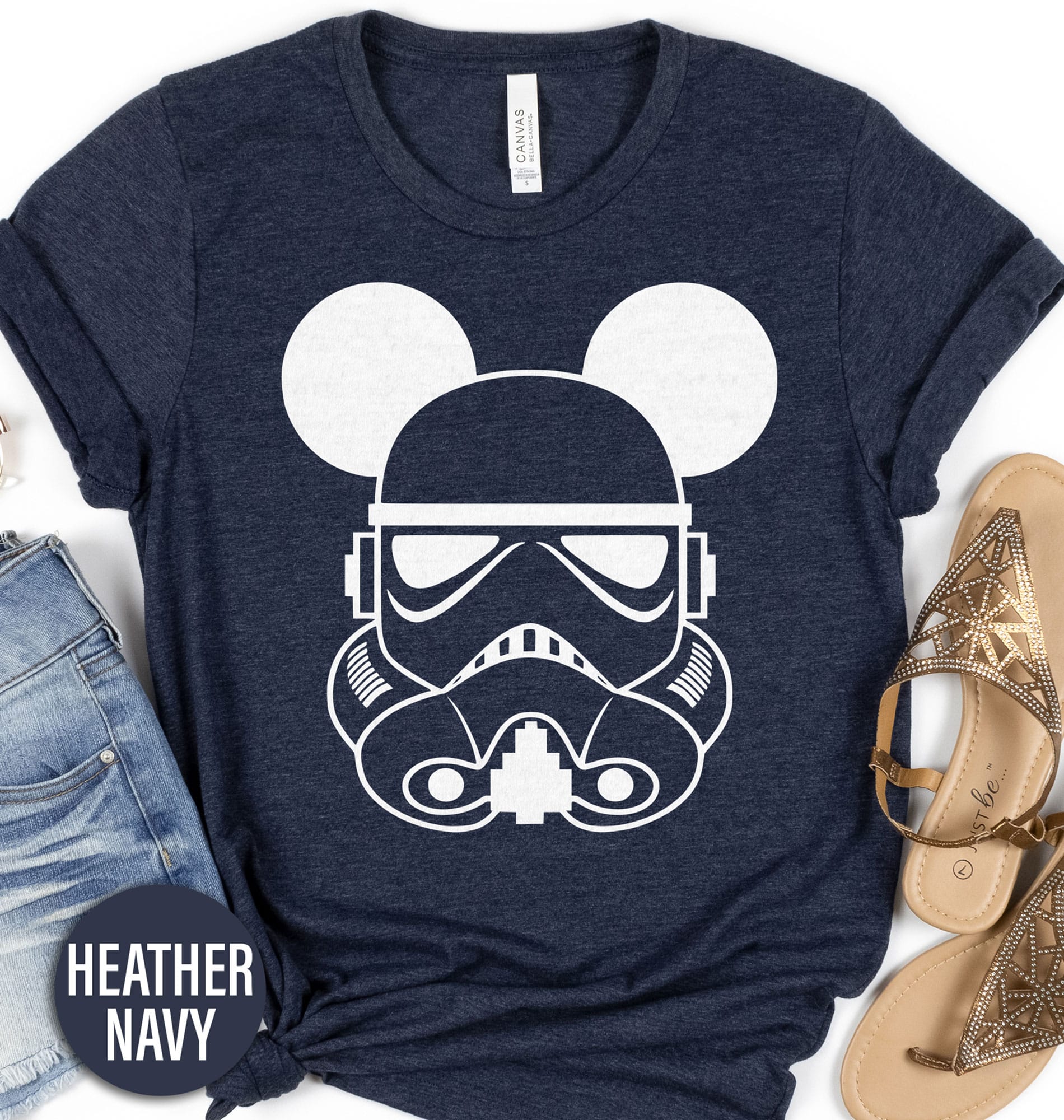 Mickey Stormtrooper Shirt Disney Cruise Shirts Unleash the force of fun with our Mickey Stormtrooper Shirt! This unique Disney Star Wars Apparel blends your favorite Mickey Mouse charm with the iconic Stormtrooper look. Perfect for fans of both worlds, this Mickey Stormtrooper Crossover Tee is a must-have piece of Disney Crossover Merchandise.