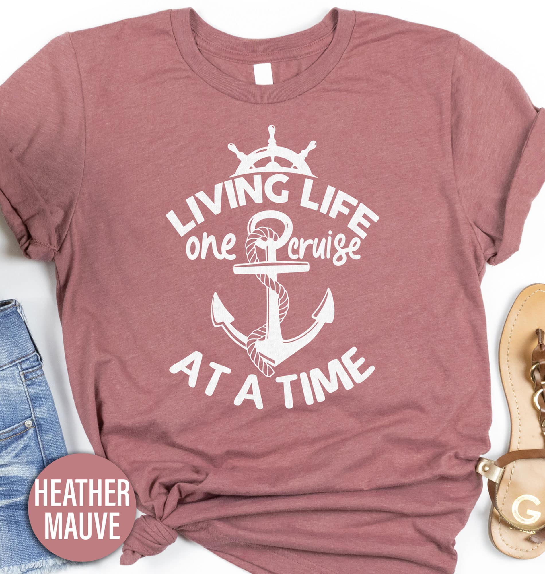 Living Life One Cruise Tee Cruise Vacation Shirts Shop the Best Cruise Tees Online