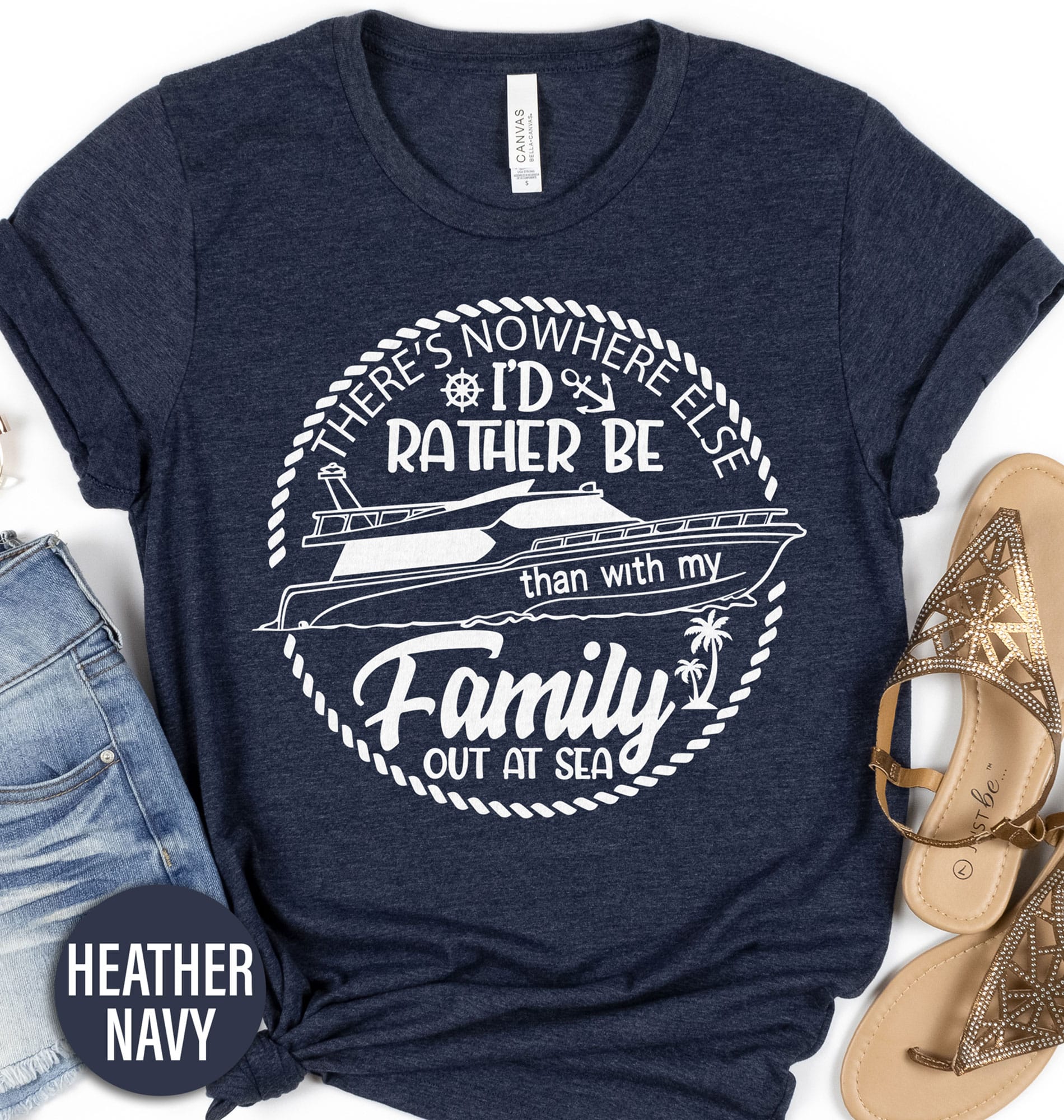 With My Family At Sea Tee Cruise Vacation Shirts Shop the Best Family At Sea Tees Online
