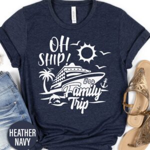 Custom Family Fun Voyage Tee - Oh Ship! Vacation Trip Customizable