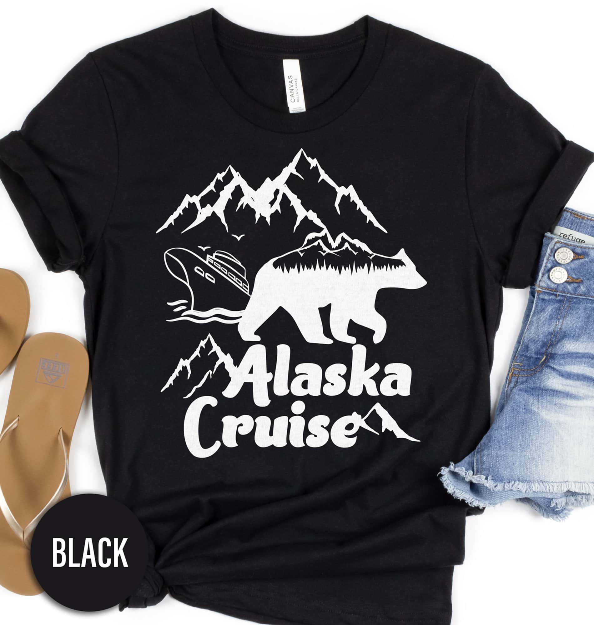 Alaska Cruise Nature Vacation Tee Alaska Vacation Shirts Explore the Beauty of Alaska with Our Cruise Nature Vacation Tee - Shop Now