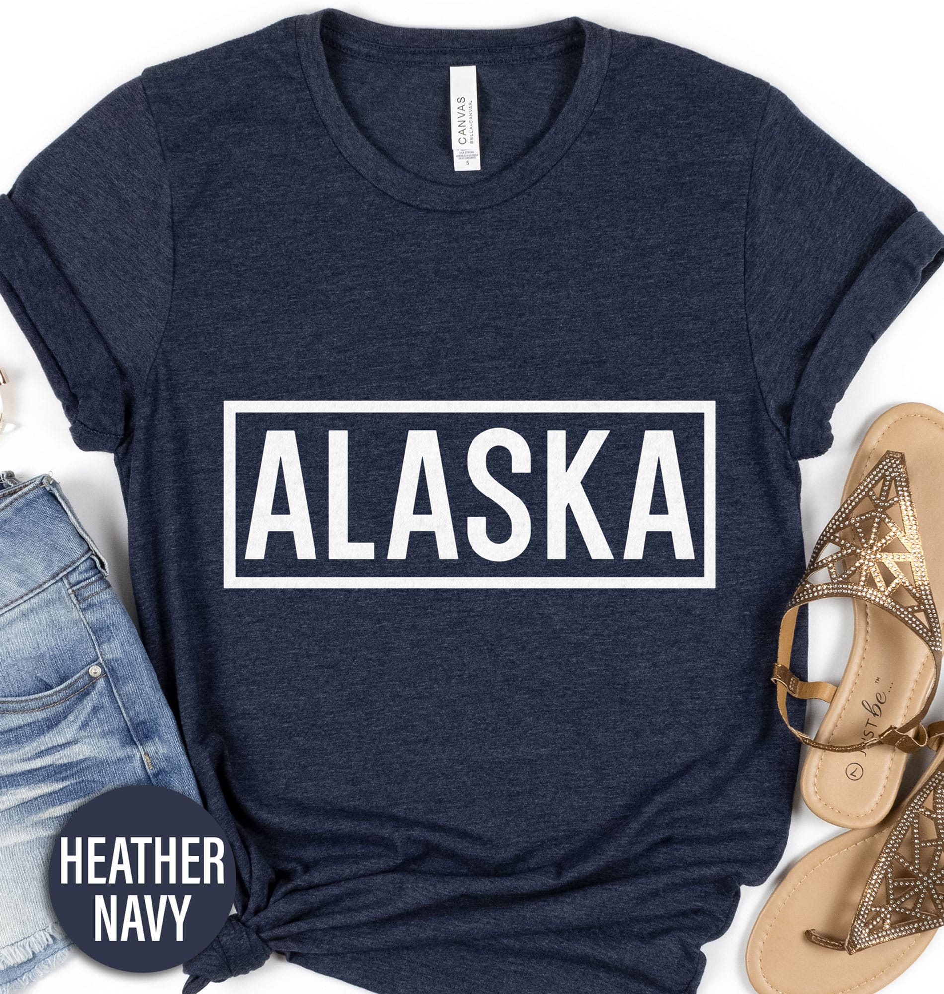 Alaska Clean Font Tee Alaska Vacation Shirts Shop the Best Alaska Clean Font Tee Online