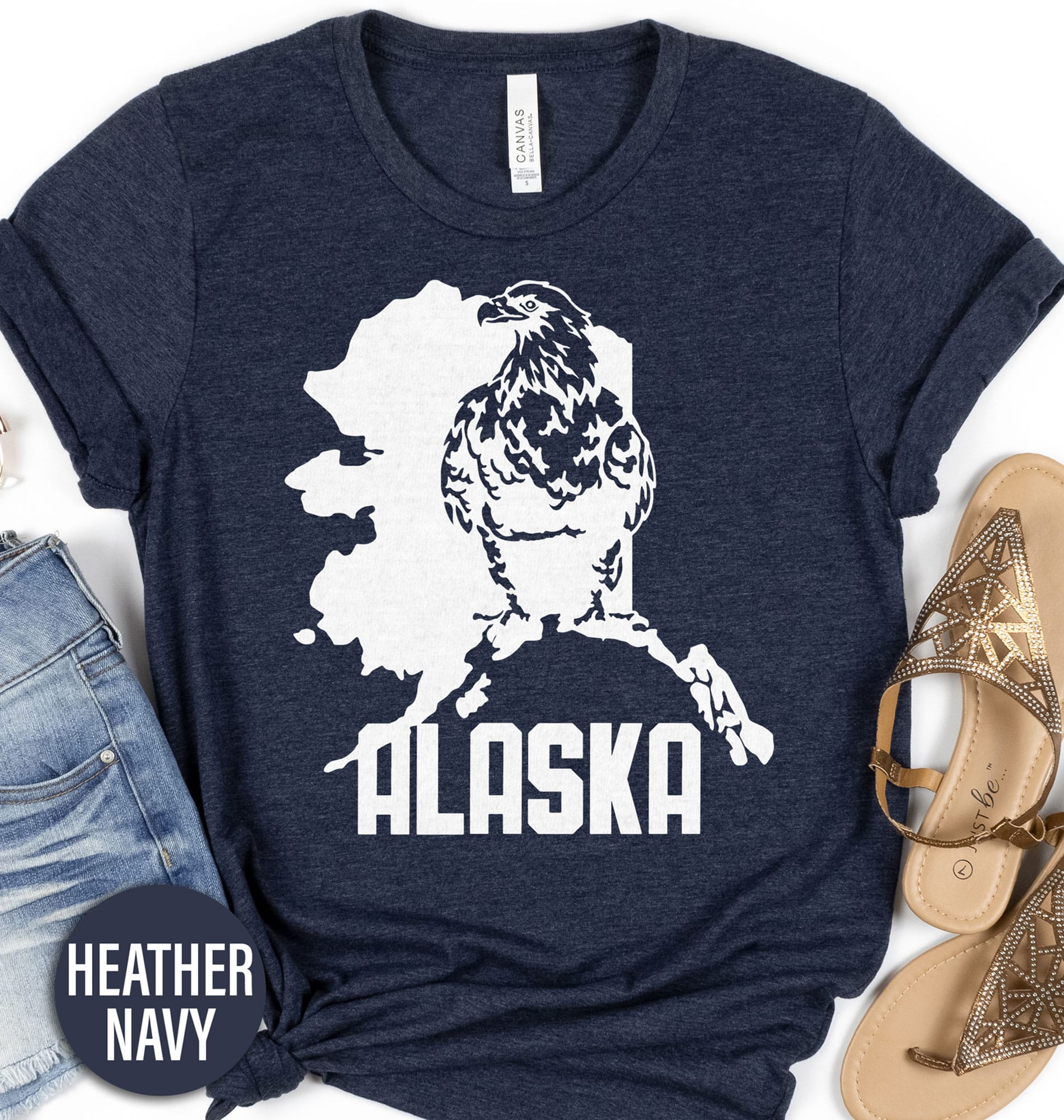 Alaska Bald Eagle Falcon Tee Alaska Vacation Shirts Shop the Best Alaska Bald Eagle Falcon Tee - Unique Design and High-Quality Material