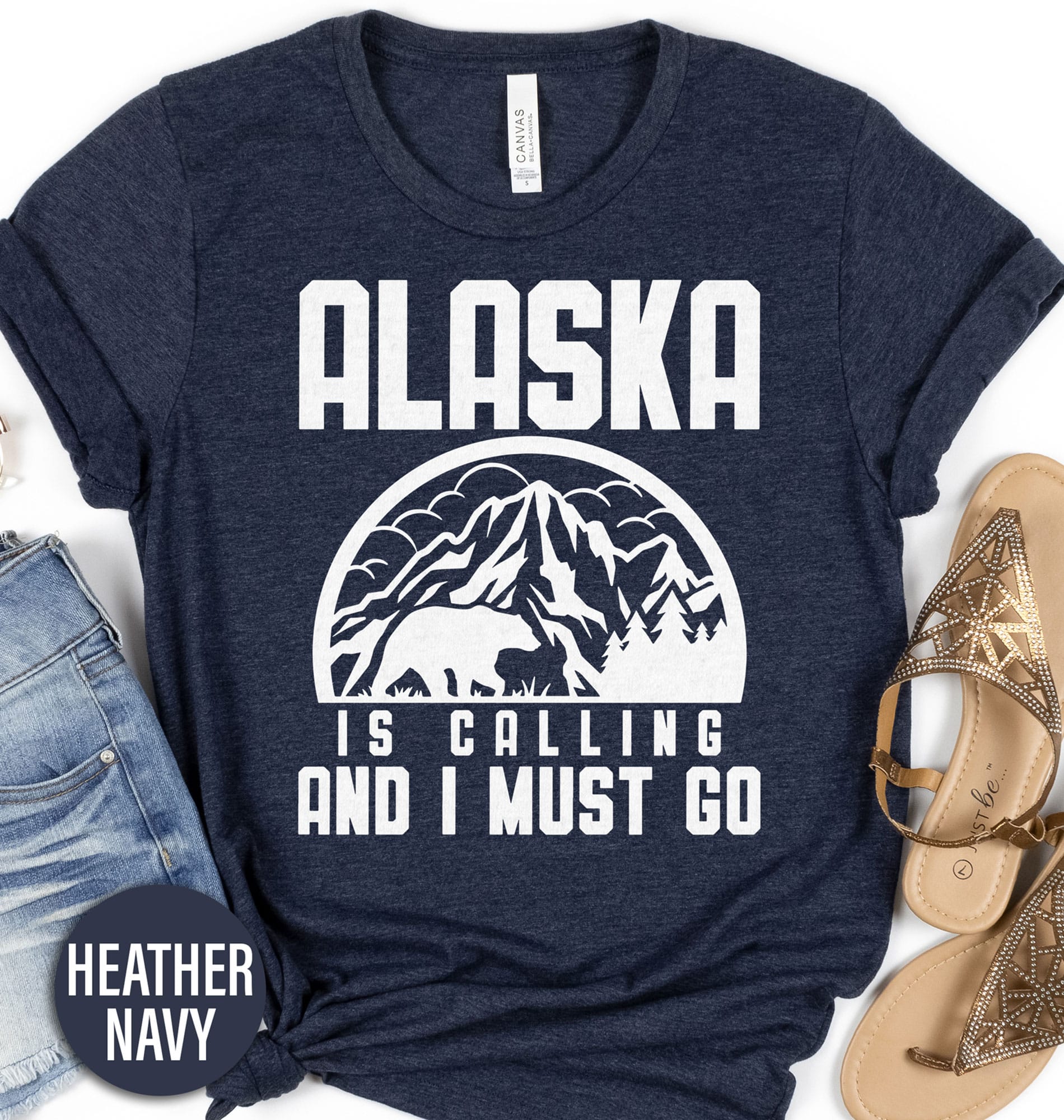 Alaska Is Calling And I Must Go Nature Tee Alaska Vacation Shirts Shop the Best Alaska-Inspired Nature Tees