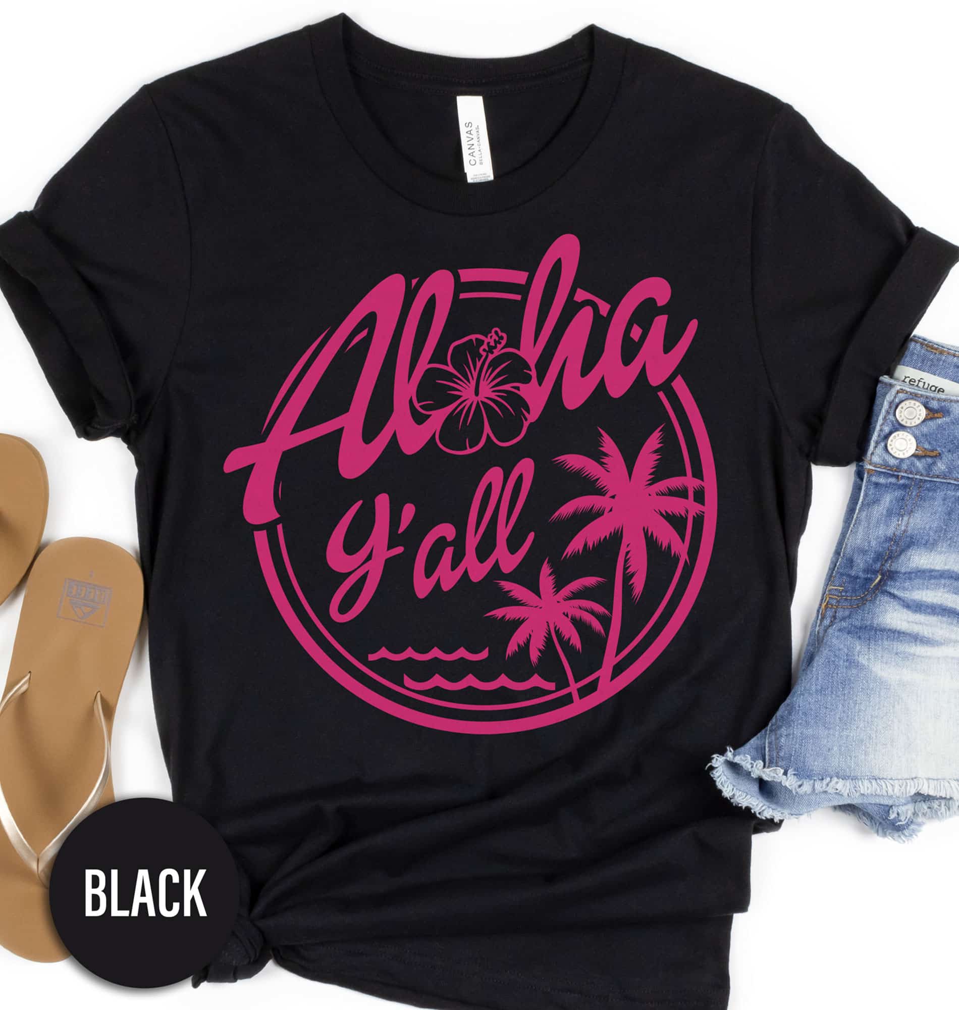 Aloha Yall Vacation Hawaii Tee Hawaii Vacation Shirts Shop the Best Aloha Y'all Vacation Hawaii Tee