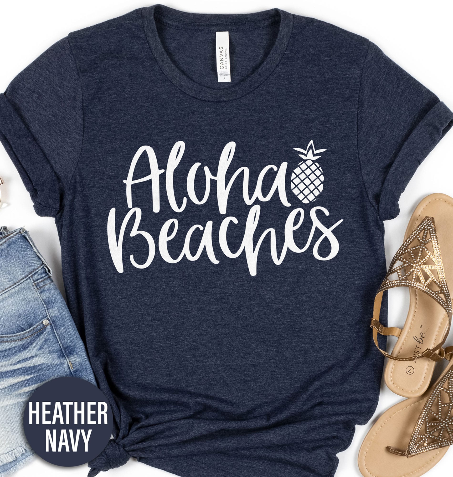 Aloha Beaches Pineapple Hawaii Tee Hawaii Vacation Shirts Shop the Best Aloha Beaches Pineapple Hawaii Tee Online