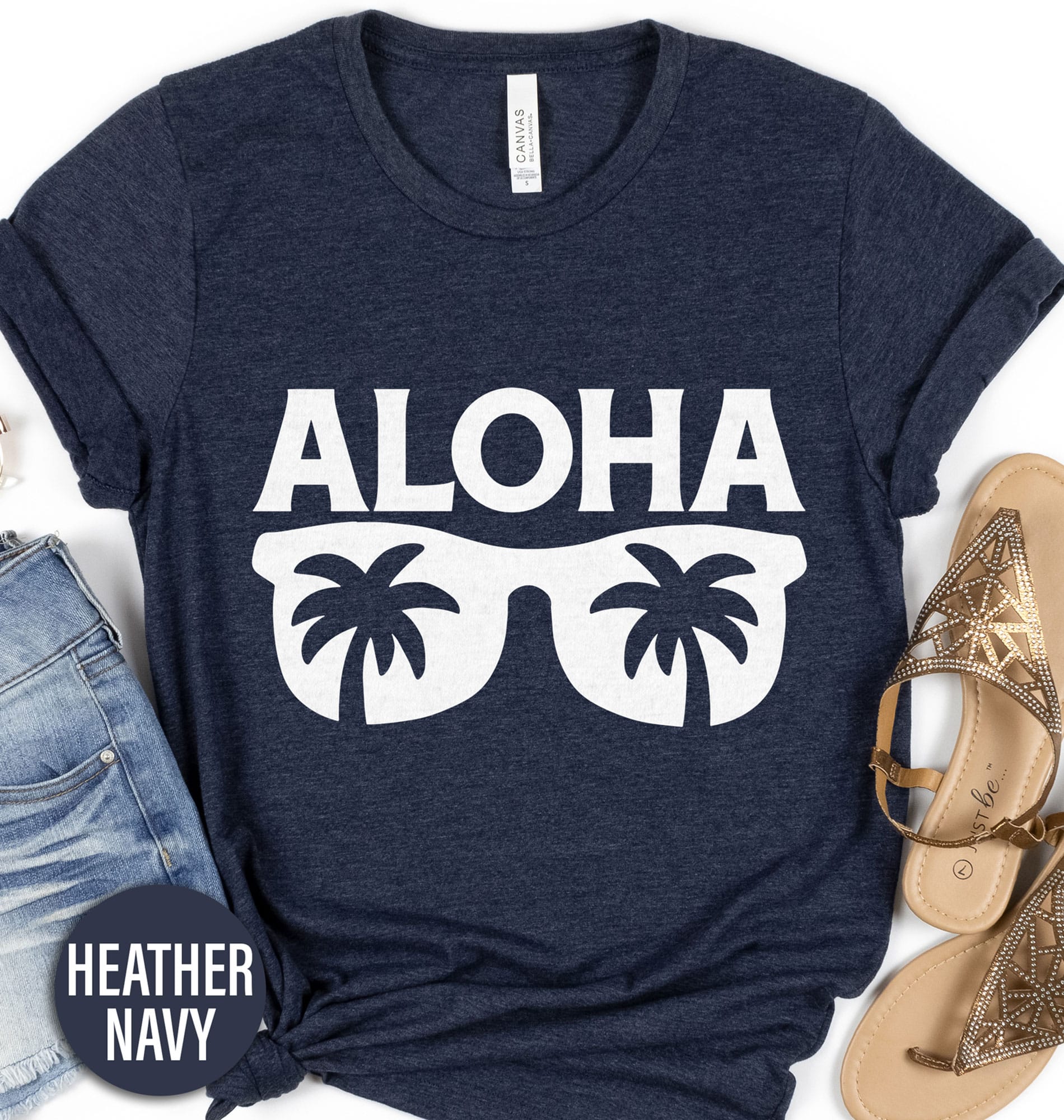 Aloha Sunglasses Palm Tree Tee Hawaii Vacation Shirts Shop the Aloha Sunglasses Palm Tree Tee - Perfect for a Beachy Look