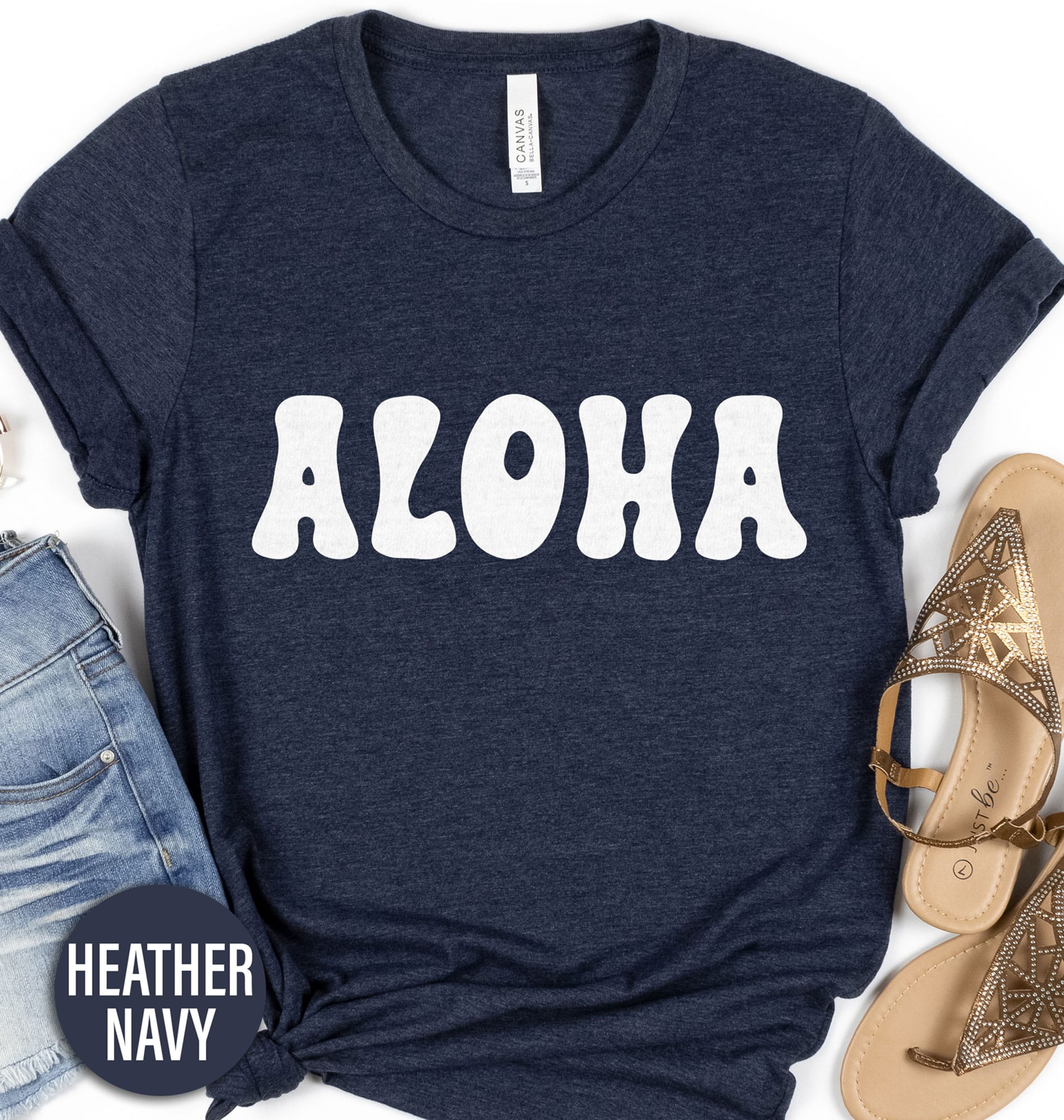 Aloha Hawaii Calligraphy Groovy Tee Hawaii Vacation Shirts Shop the Aloha Hawaii Calligraphy Groovy Tee - Unique and Stylish