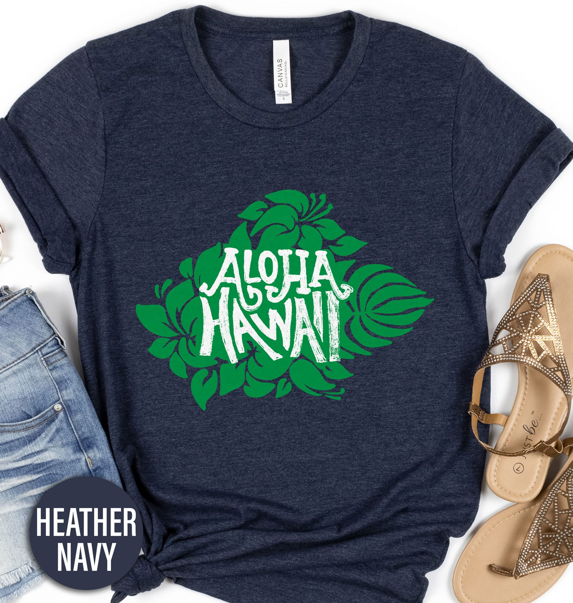 Aloha Hawaii Leaves Flower Tee Hawaii Vacation Shirts Shop the Aloha Hawaii Leaves Flower Tee - Perfect for Your Next Tropical Getaway