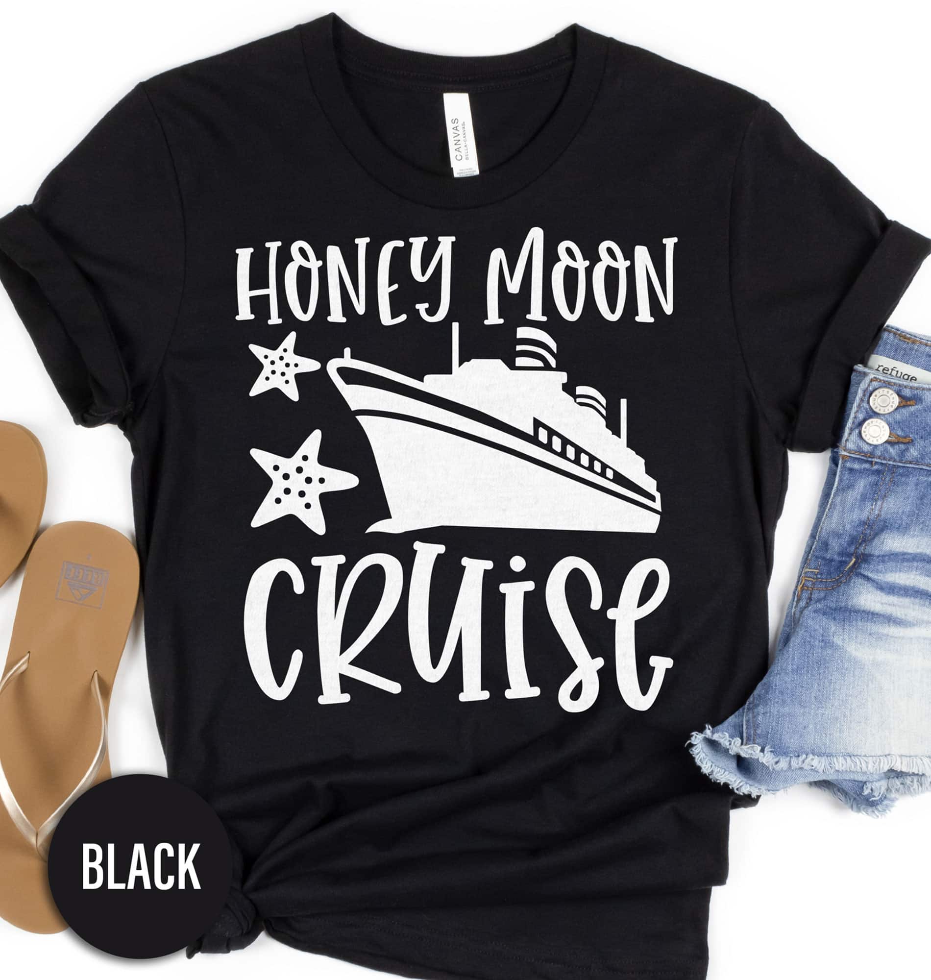 Honey Moon Cruise Tee Cruise Vacation Shirts Unforgettable Romance