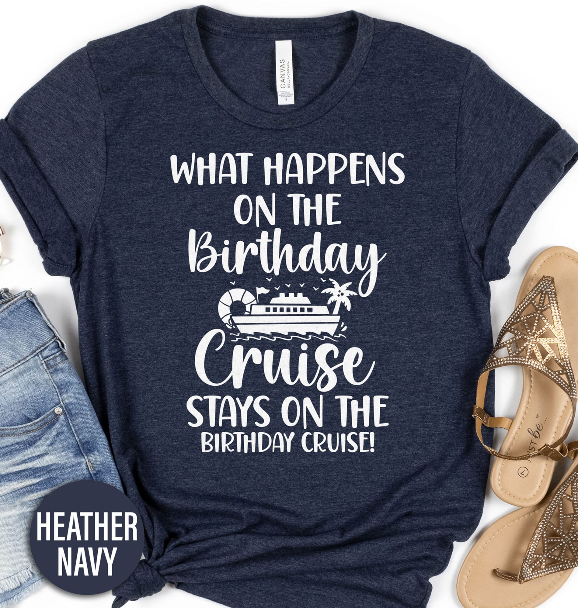 Exclusive Birthday Cruise T-Shirt - 'What Happens' Cruise Tee