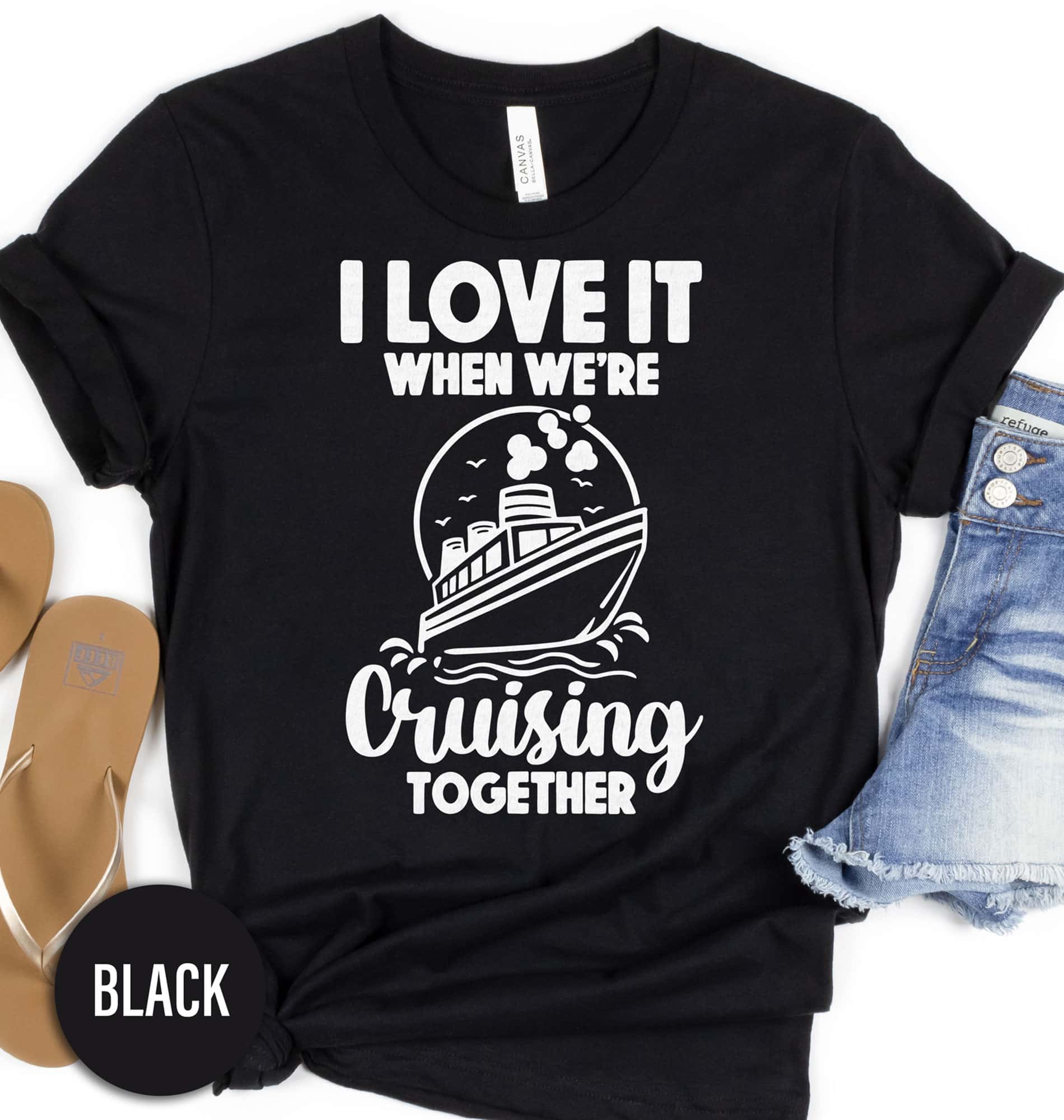 I Love Cruising Together Tee Cruise Vacation Shirts Set Sail in Style with I Love Cruising Together Tee - Shop Now