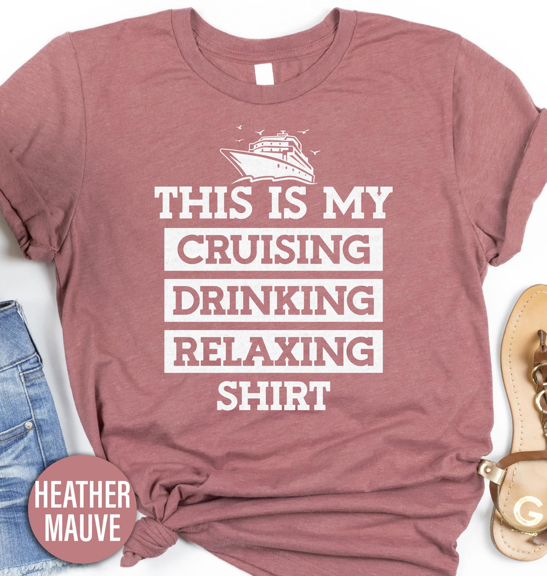 Cruising Drinking Relaxing Tee Cruise Vacation Shirts Shop the Best Cruising Drinking Relaxing Tees Online - Perfect for Your Next Adventure