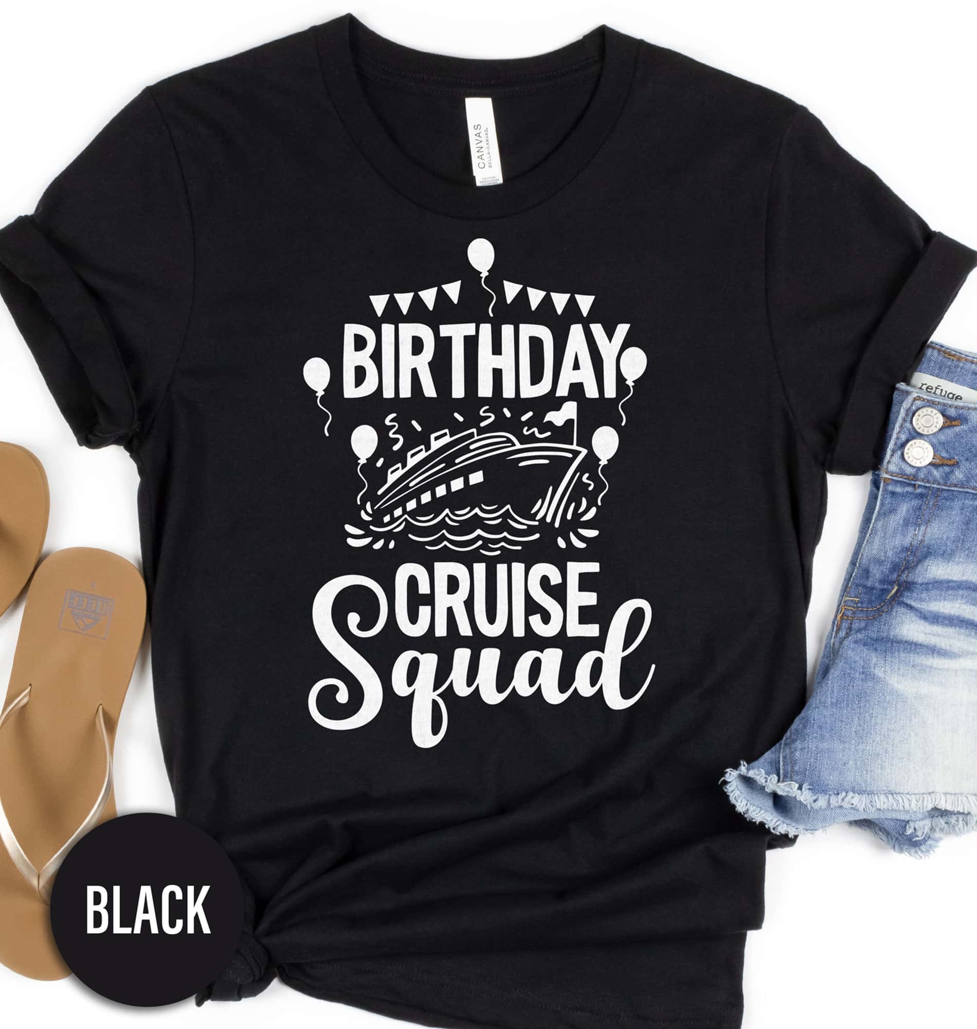 Birthday Cruise Squad Vacation Tee Cruise Vacation Shirts Shop the Best Birthday Cruise Squad Vacation Tees - Perfect for Your Next Adventure