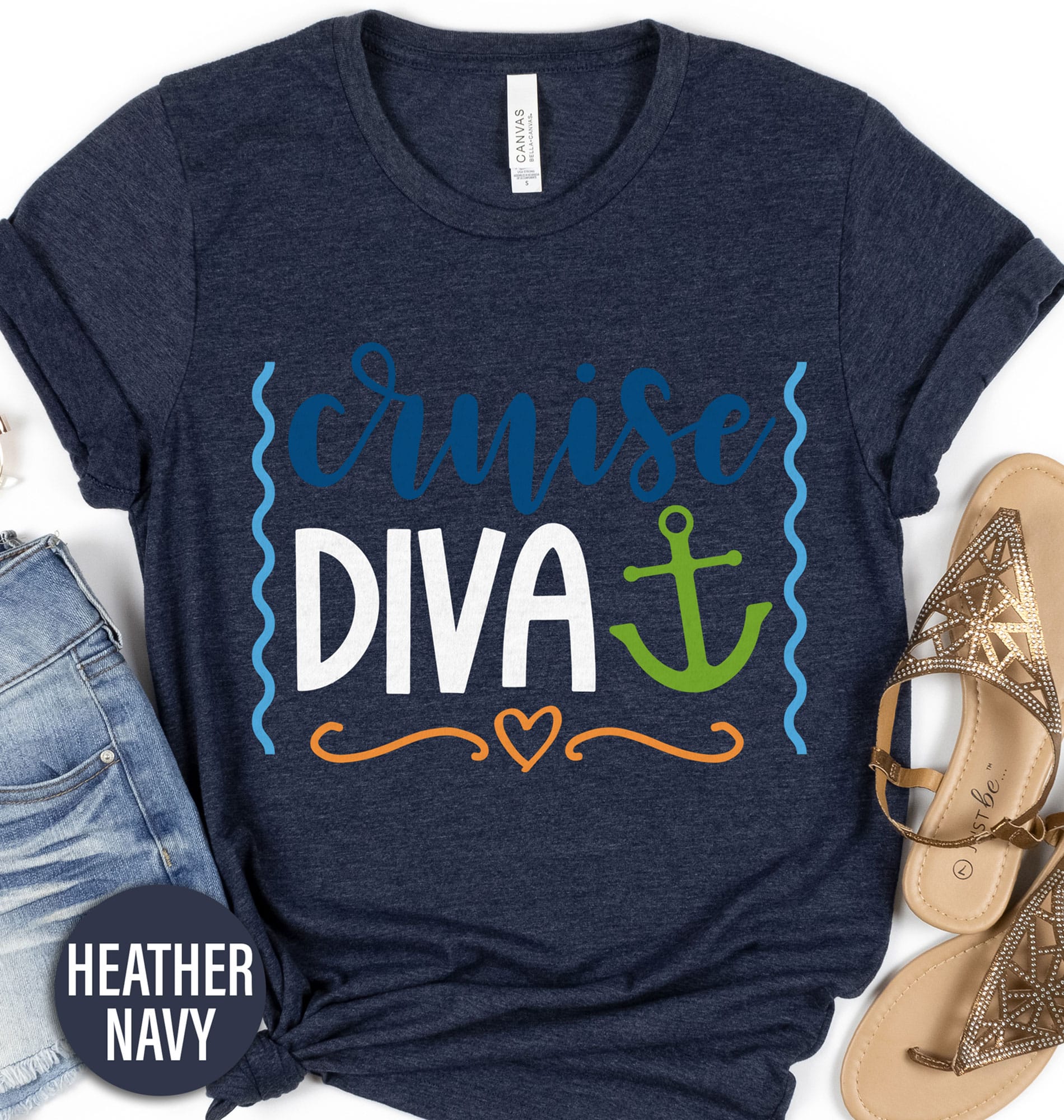 Cruise Diva Calligraphy Vacation Tee Vacation Shirts Shop the Best Cruise Diva Calligraphy Vacation Tee