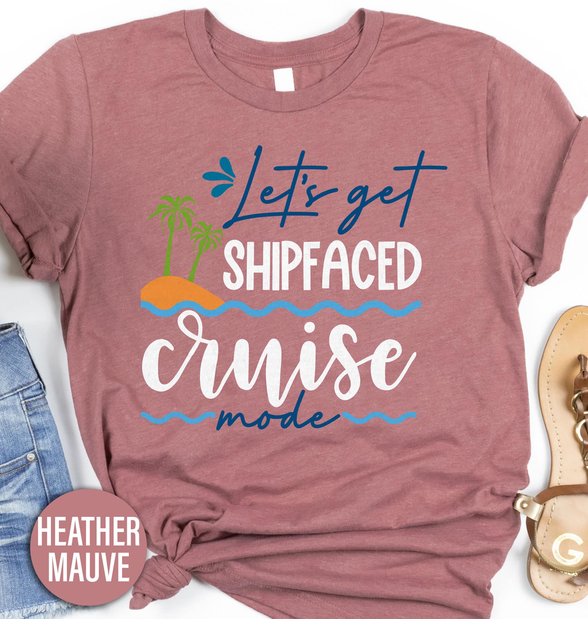 Cruise Lets Get Shipfaced Tee Vacation Shirts Get Ready to Set Sail with Cruise's Let's Get Shipfaced Tee - Shop Now