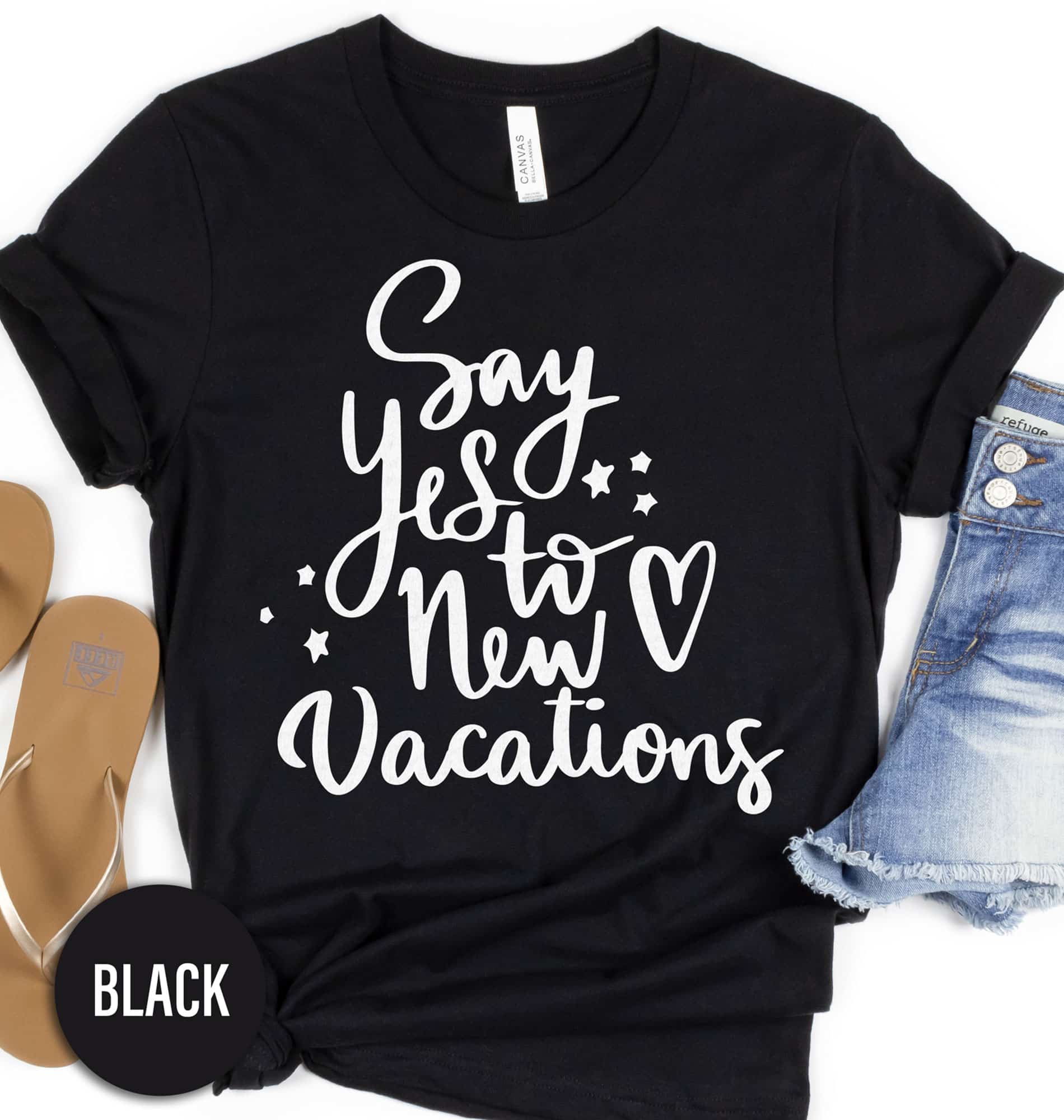 Yes To New Vacations Tee Vacation Shirts Shop the Latest Yes To New Vacations Tee