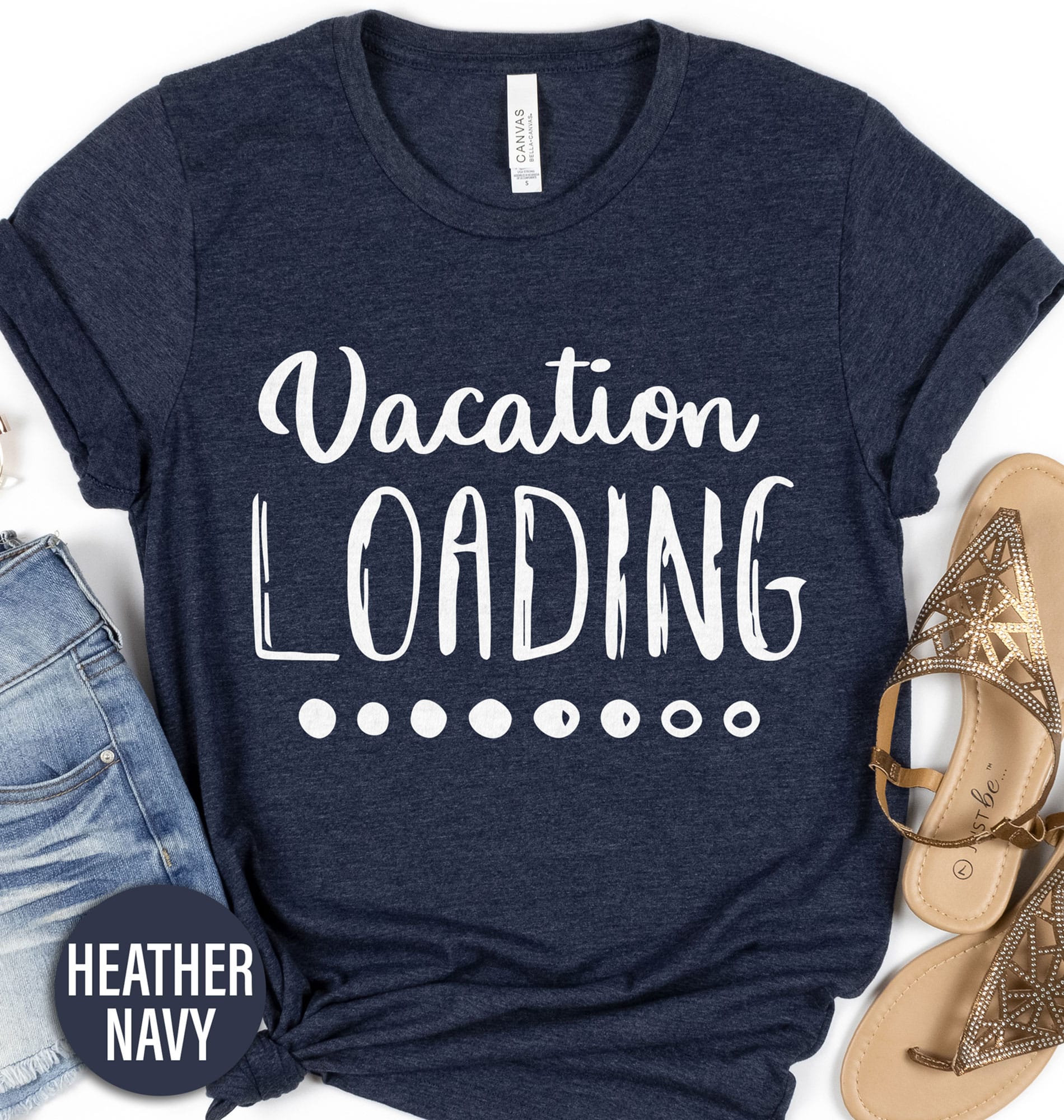 Vacation Loading Dots Tee Vacation Shirts Shop the Latest Vacation Loading Dots Tee - Perfect for Your Next Getaway