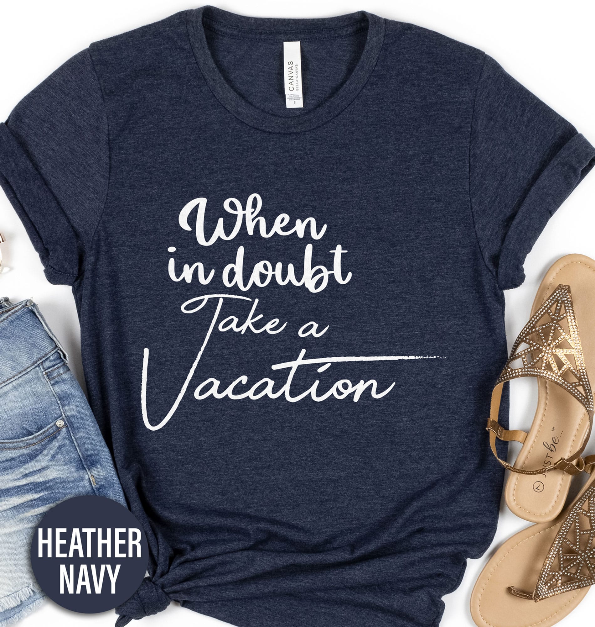 When In Doubt Take Vacation Tee Vacation Shirts Shop the Best Vacation Tee
