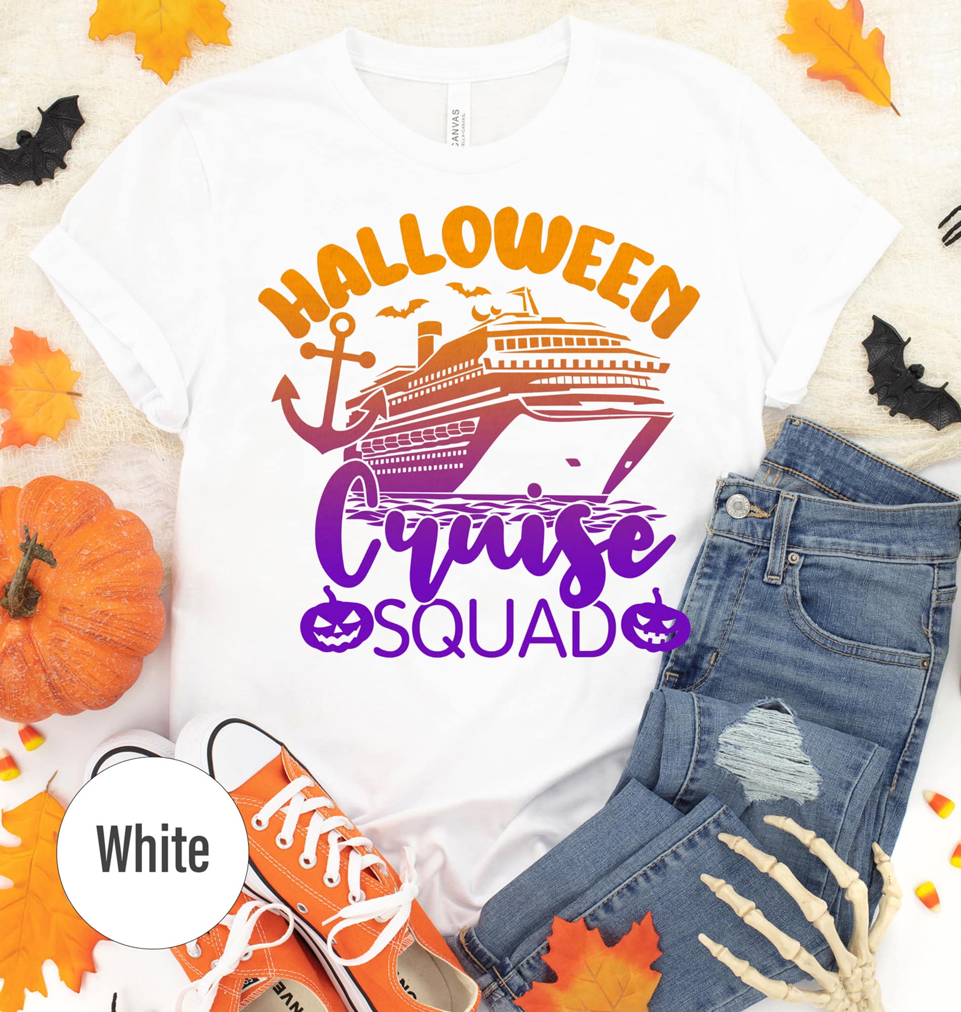 Squad-Ready Halloween Cruise Tee from VacationShirts Join the Halloween Cruise Squad with our unique Halloween Cruise T-Shirts