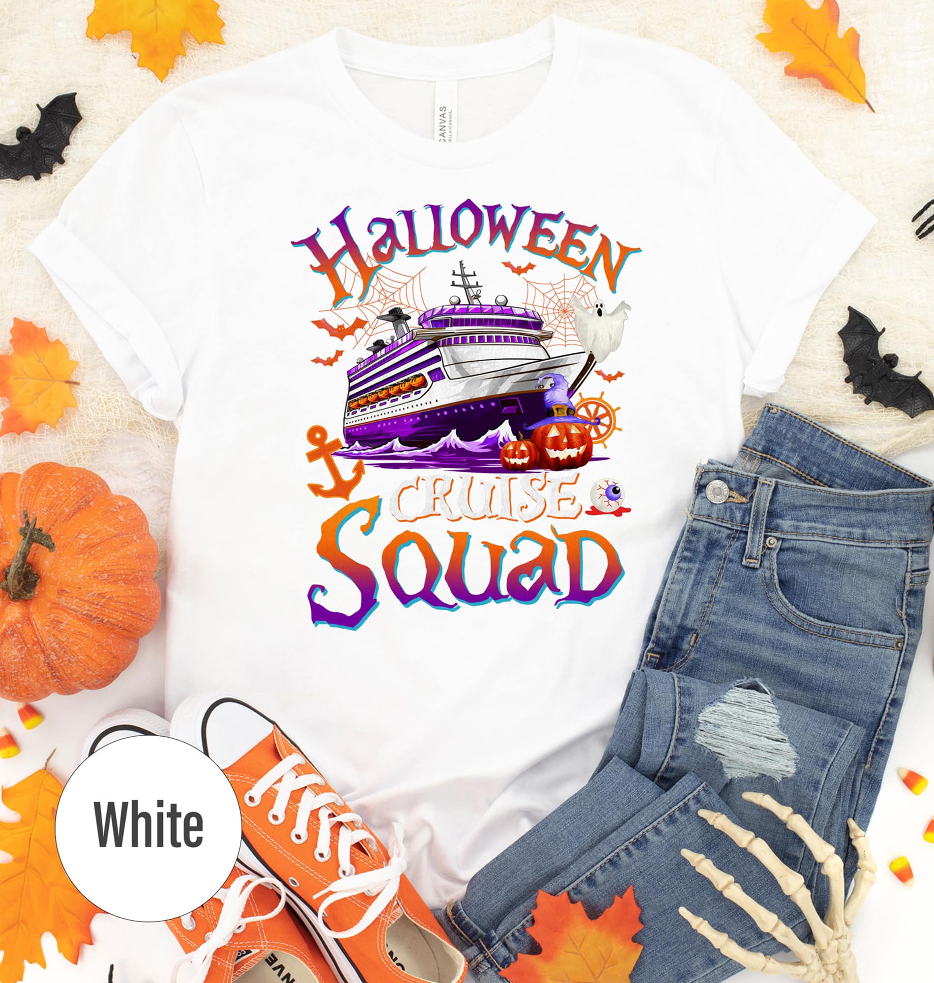 Squad-Ready Halloween Cruise Tee from VacationShirts Join the Halloween Cruise Squad with our unique Halloween Cruise T-Shirts