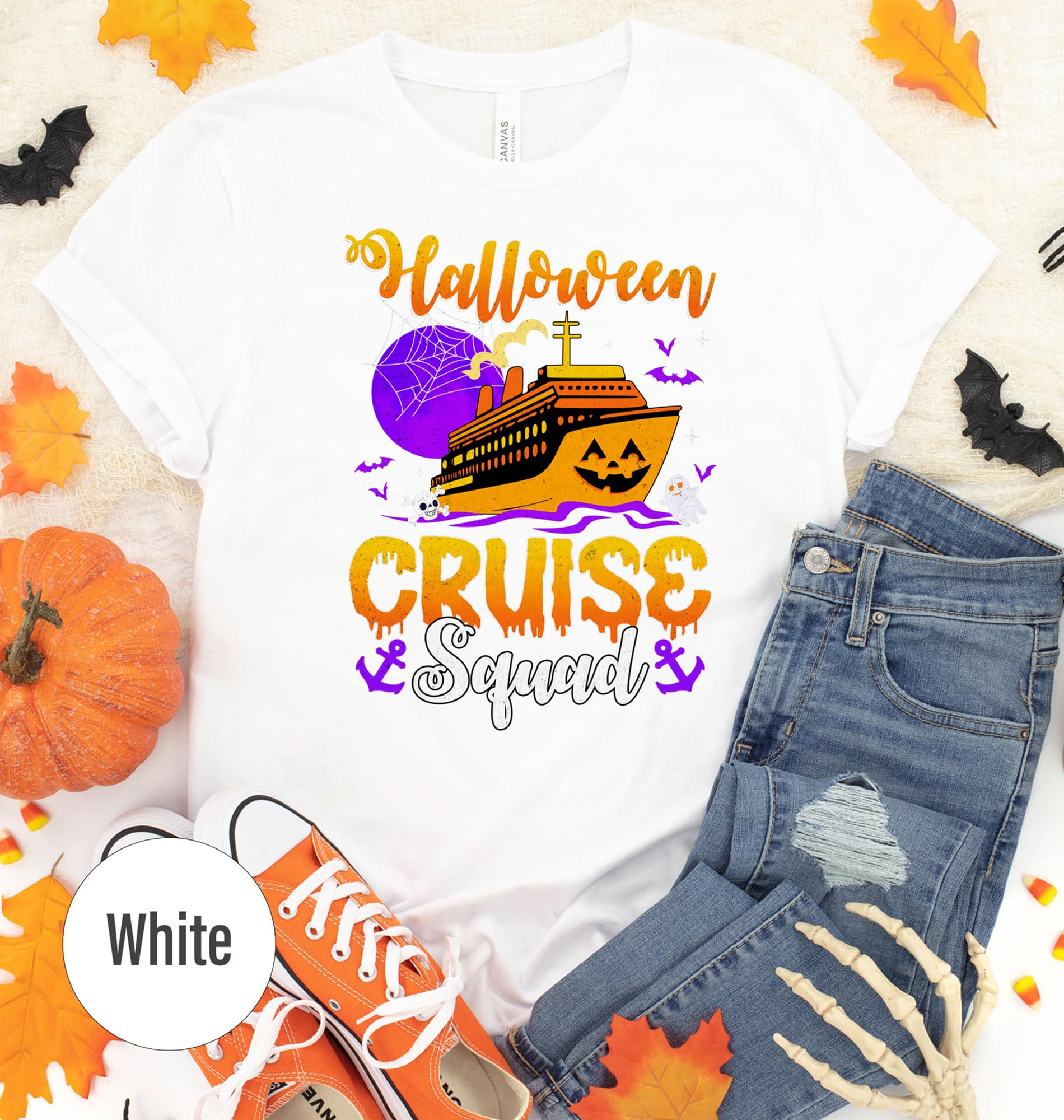 Squad-Ready Halloween Cruise Tee from VacationShirts Join the Halloween Cruise Squad with our unique Halloween Cruise T-Shirts