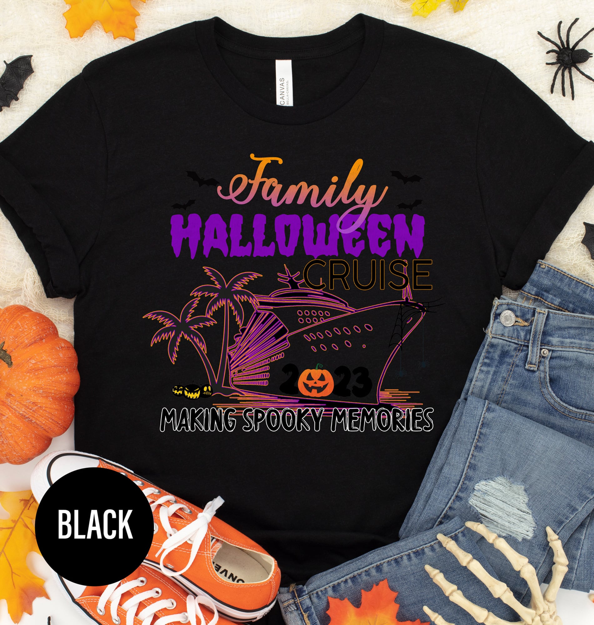 Spooky Memories Premium Halloween Cruise Tee Step aboard in style with our Premium Halloween Cruise T-Shirts. These Spooky Memories Tees are perfect for making Halloween Cruise Memories. Top-tier Halloween Cruise Apparel