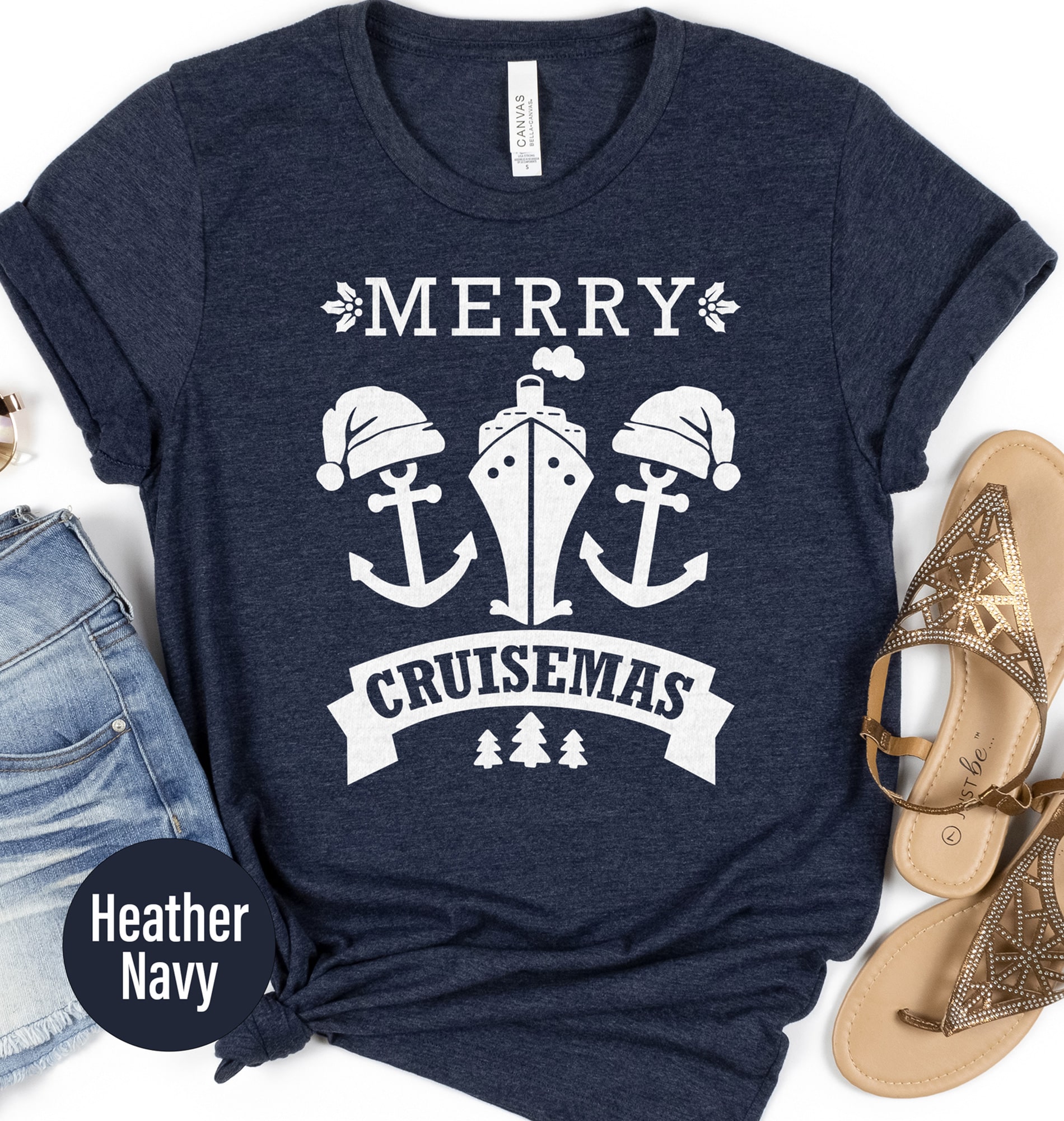 Funky Merry Cruisemas Tee from VacationShirts Celebrate in style with our Merry Cruisemas Funky Christmas Cruise T-Shirt. This unique Christmas shirt is the perfect addition to your holiday cruise apparel. Stand out with our festive cruise t-shirt