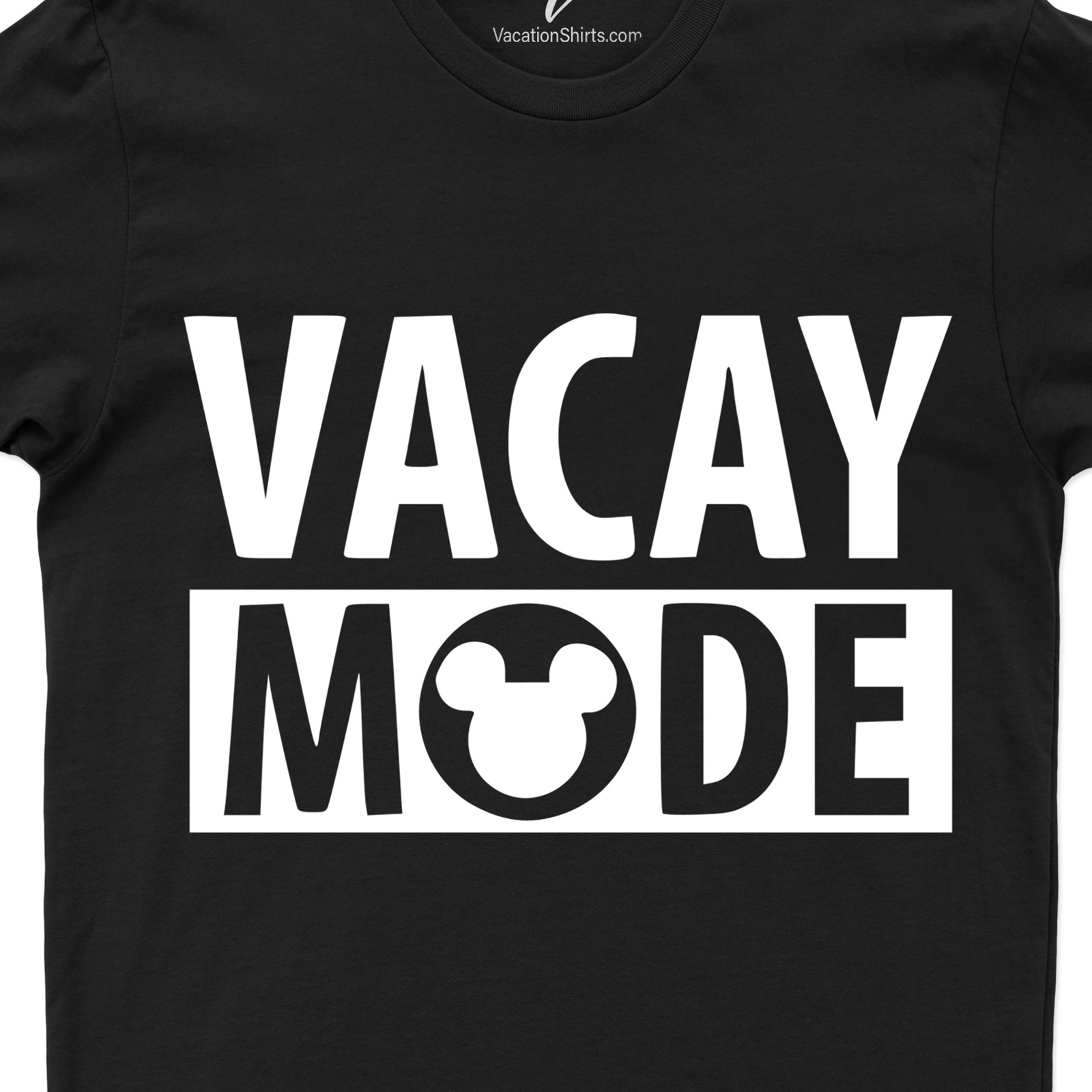 Disney Vacay Mode Shirt Disney Vacation Shirts Step into magic with our Disney Vacay Mode Shirt from VacationShirts.com! Perfect for families and groups, these custom, matching tees add enchantment to your Disney trip. Personalize for each member, and choose from various Disney theme park designs. Make your Disney holiday unforgettable with our unique, personalized Disney vacation apparel!