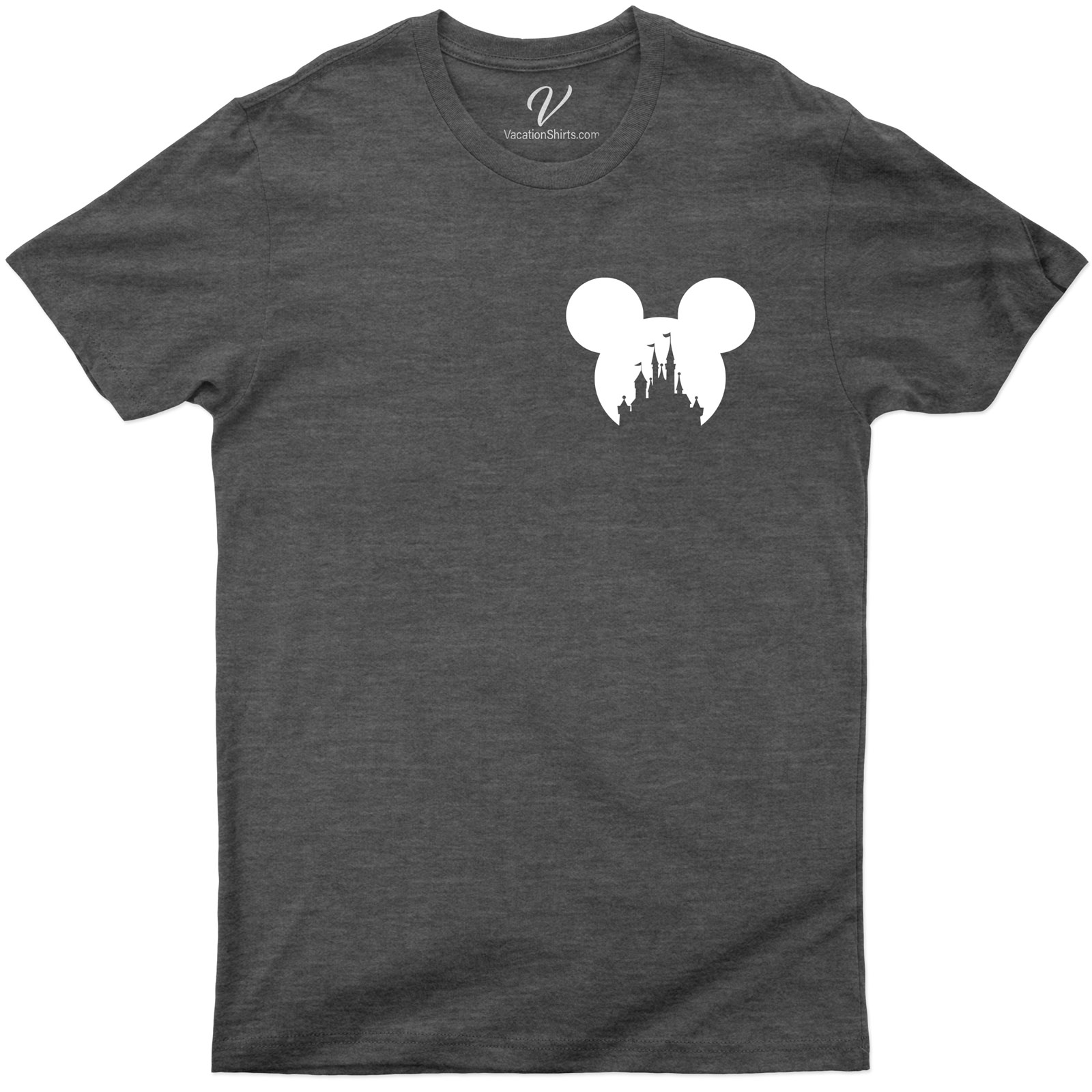 Mickey's Castle Shirt Disney Vacation Shirts Embark on a magical journey with our Mickey's Castle Shirt from VacationShirts.com. Featuring a stunning Mickey silhouette against the iconic Disney Castle, this tee is perfect for any Disney vacation. Personalize it for a unique touch, making it an unforgettable Disney World souvenir. Ideal for the whole family's trip!