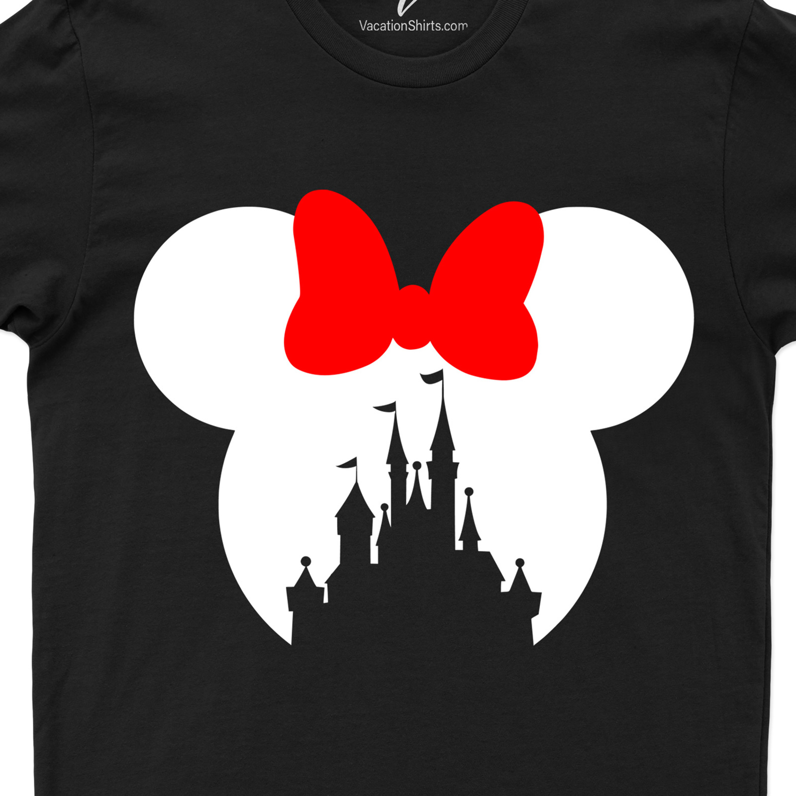 Minnie's Castle Shirt Disney Vacation Shirts Discover the enchantment with our Minnie's Castle Shirt from VacationShirts.com! Perfect for Disney fans, this custom Minnie Castle T-shirt blends iconic Minnie Mouse apparel charm with Magic Kingdom inspiration. Ideal for family outfits, it's a must-have for your Disney vacation wardrobe. Embrace the magic in style!