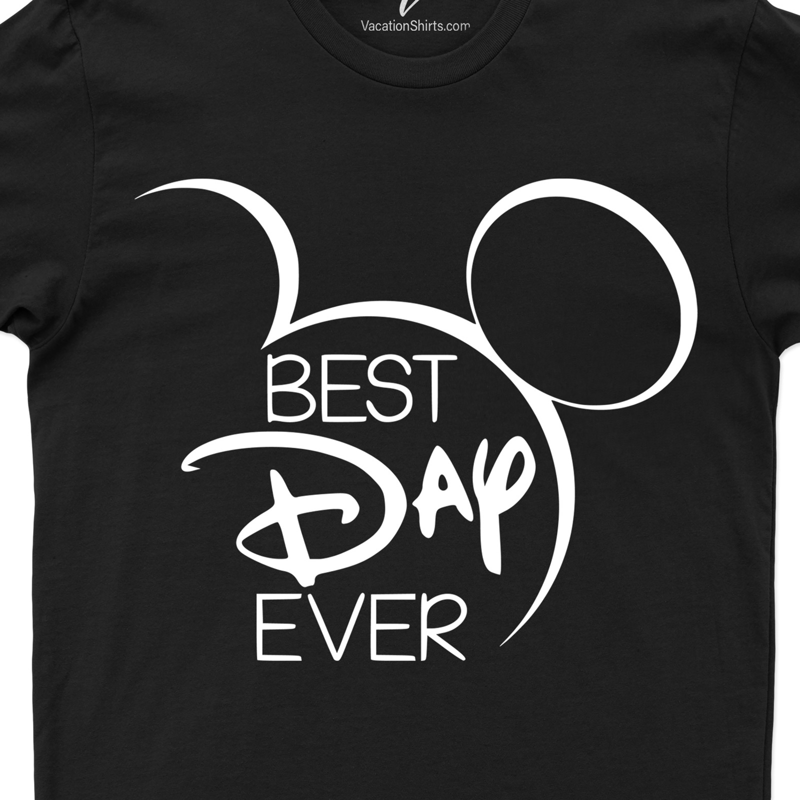 Best Day Ever Shirt Disney Vacation Shirts Experience the magic with our Best Day Ever Shirt from VacationShirts.com! Perfect for Disney vacations, this customizable tee lets your family match in style. Celebrate in comfort with our theme park-friendly apparel, featuring a vibrant Happy Day graphic. Personalize for any occasion, ensuring your day out is filled with positive vibes.