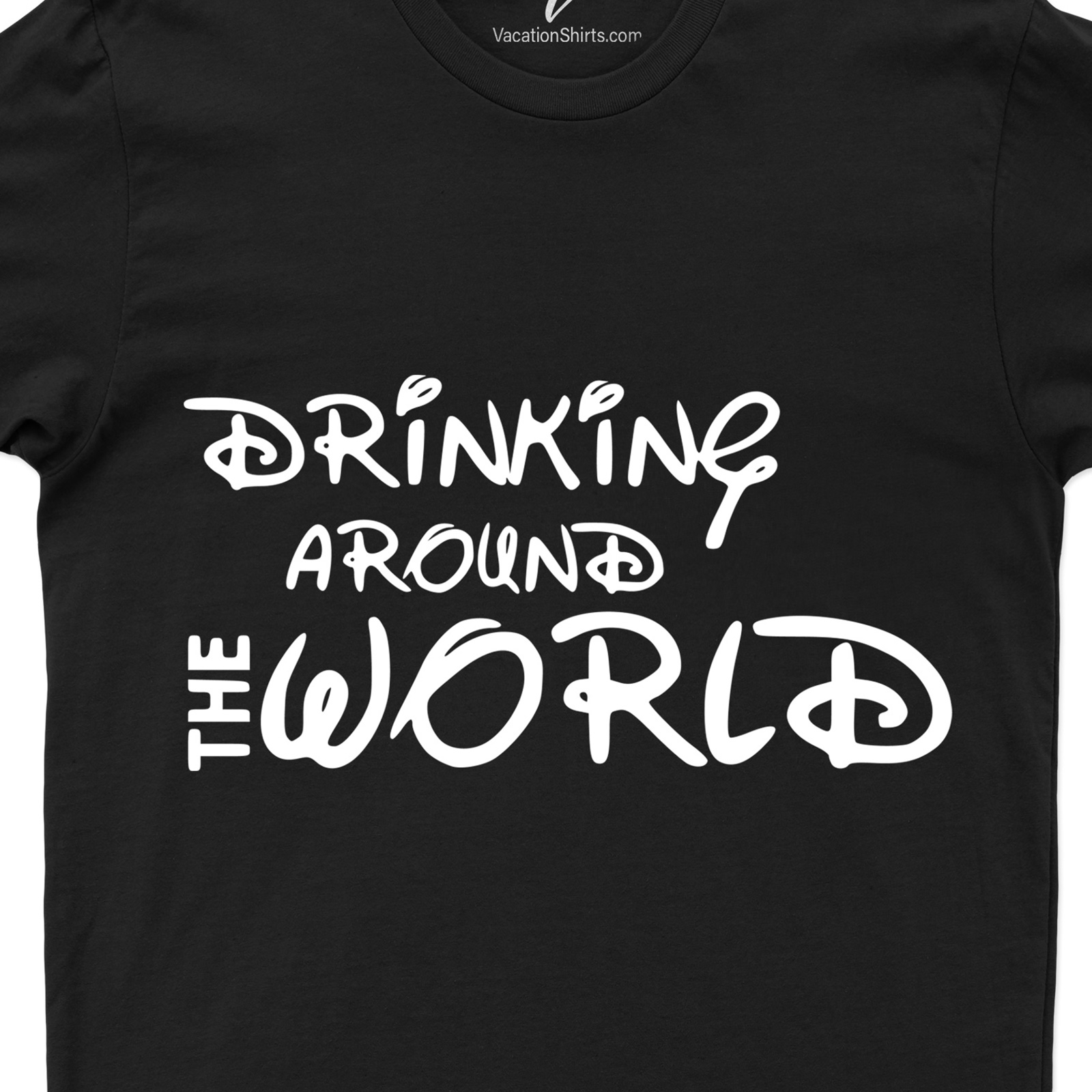Drinking Around the World Disney Shirt Disney Vacation Shirts Embark on a magical bar crawl with our "Drinking Around the World Disney Shirt" from VacationShirts.com. Perfect for Epcot's International Food and Wine Festival or any Disney pub crawl, this tee celebrates Disney adulting in style. Showcasing vibrant designs of Epcot countries, it's the ultimate Disney vacation drinking outfit. Cheers to adventure!