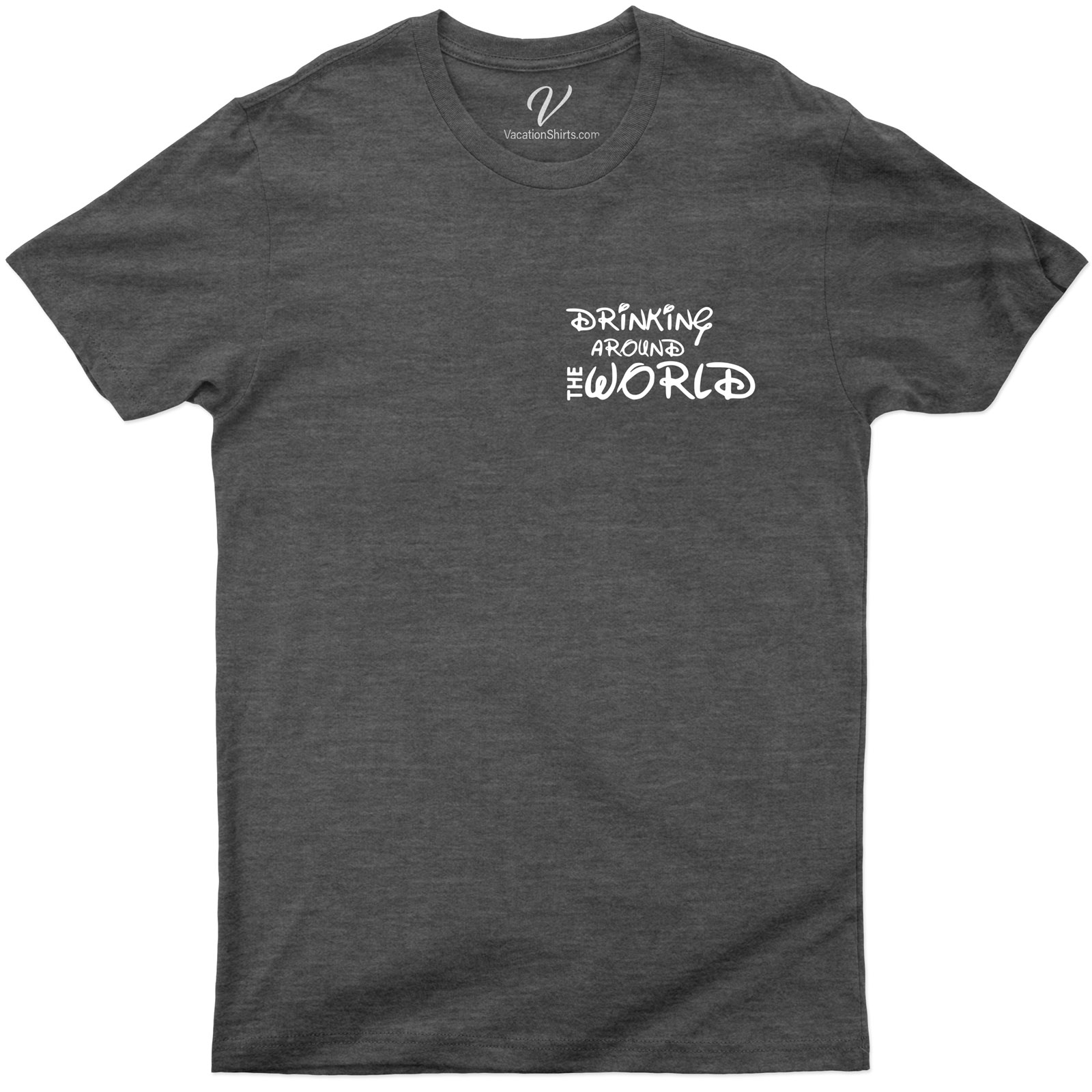 Drinking Around the World Disney Shirt Disney Vacation Shirts Embark on a magical bar crawl with our "Drinking Around the World Disney Shirt" from VacationShirts.com. Perfect for Epcot's International Food and Wine Festival or any Disney pub crawl, this tee celebrates Disney adulting in style. Showcasing vibrant designs of Epcot countries, it's the ultimate Disney vacation drinking outfit. Cheers to adventure!