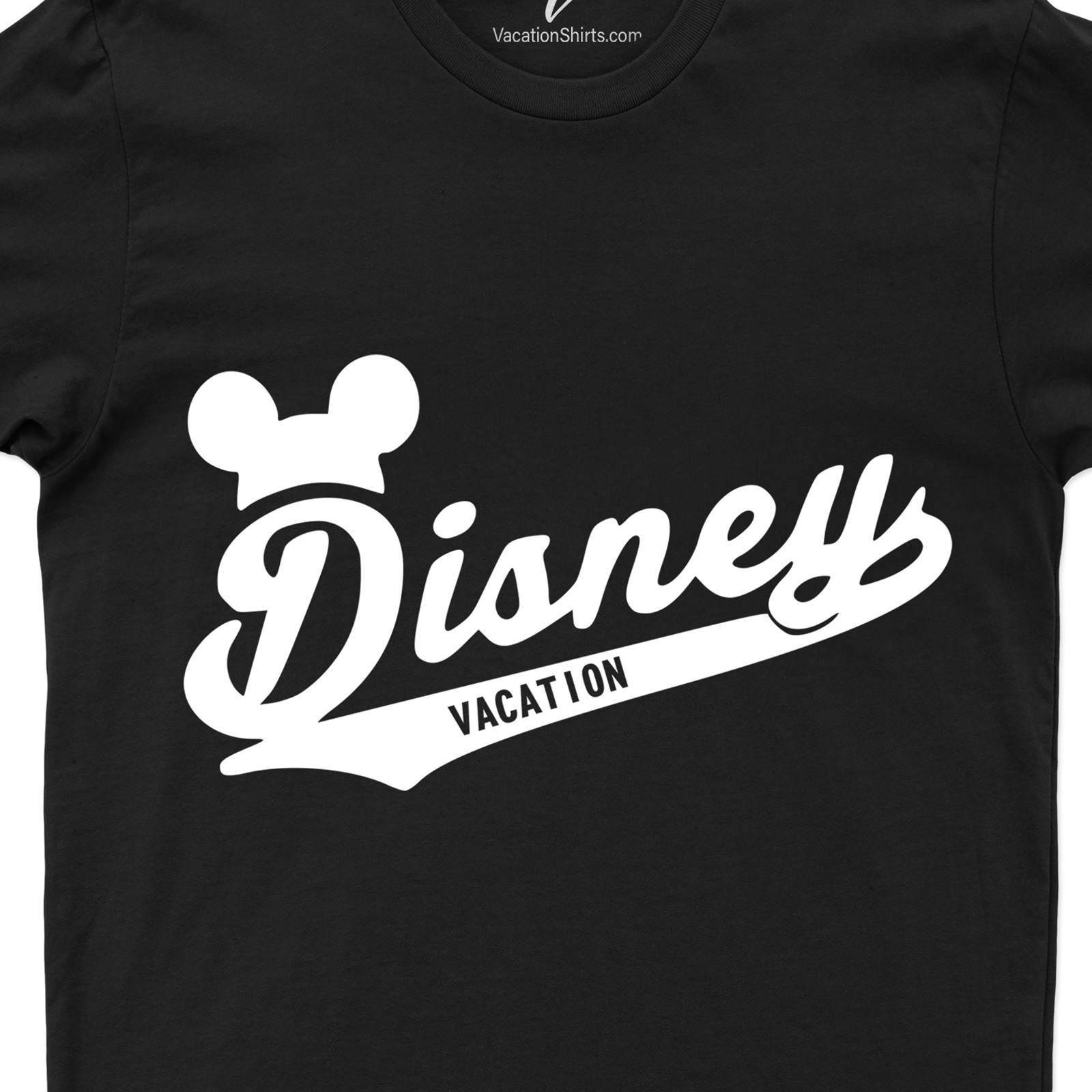 Disney Vacation Shirt Disney Vacation Shirts Experience the magic with our Disney Vacation Shirts from VacationShirts.com! Perfect for every Disney adventure, our custom, matching shirts bring your family together. Personalize your Disney trip with our unique designs for Disney World, Disneyland, and every Disney holiday. Make memories in style with our comfortable, personalized Disney tees. Ideal for group outfits!