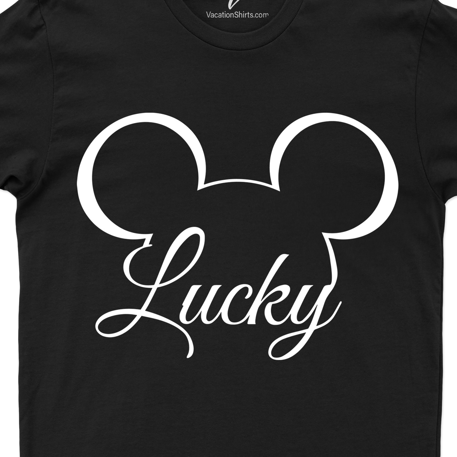 Mickey Lucky Shirt Disney Vacation Shirts Celebrate St. Patrick's Day in style with our Mickey Lucky Shirt from VacationShirts.com! This festive Disney character shirt features a charming Mickey Mouse adorned with shamrocks, making it the perfect lucky charm. Ideal for Disney parks or any holiday celebration, this green Mickey tee embodies the spirit of Irish Mickey Mouse clothing.