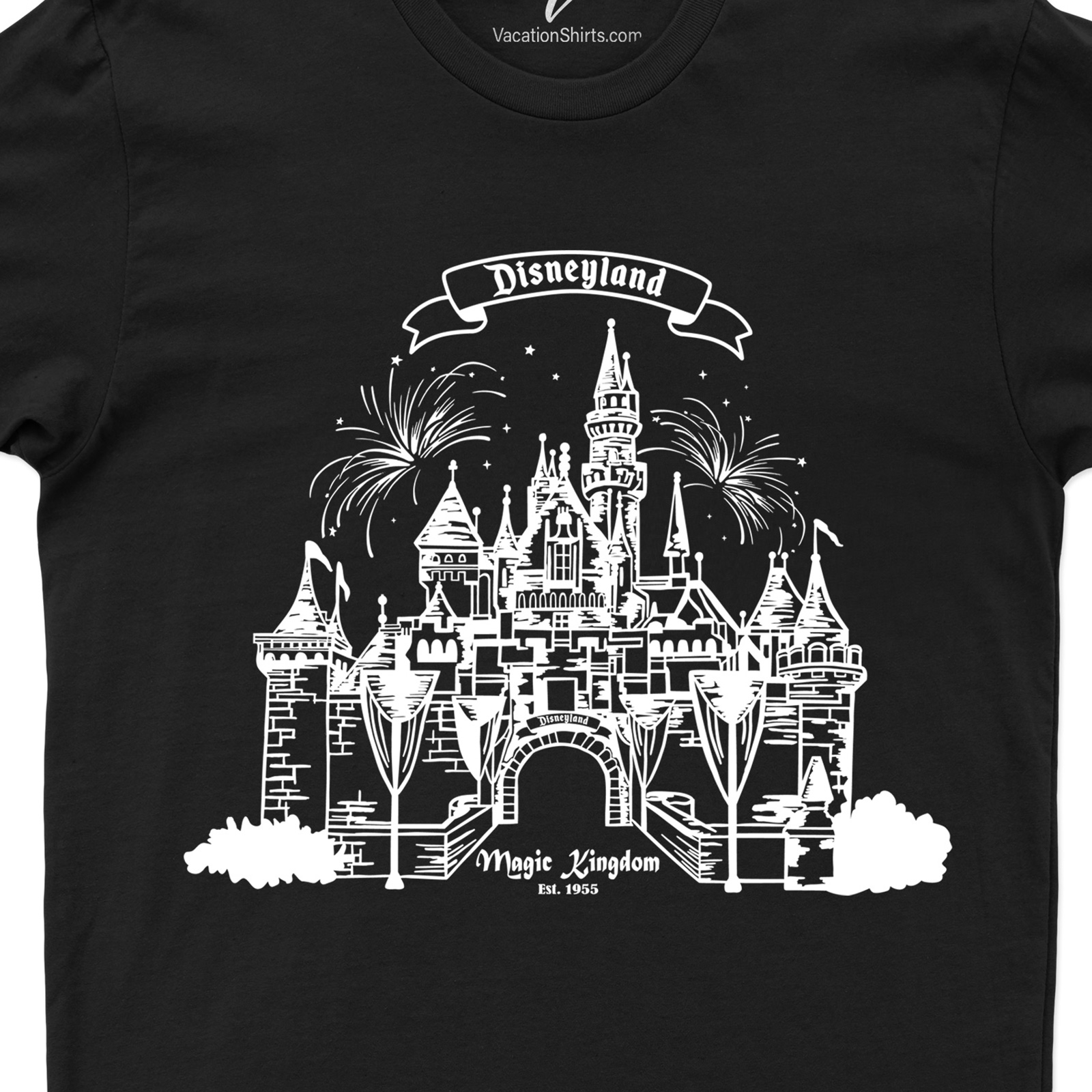Disneyland Castle Firework Shirt Disney Vacation Shirts Experience the magic with our Disneyland Castle Firework Shirt from VacationShirts.com. Capturing the enchantment of Disney's night shows, this tee features vibrant fireworks over the iconic castle. Perfect for Disney theme park enthusiasts, it's a must-have Disney vacation tee and a memorable Castle Firework souvenir. Step into Fantasyland every day!