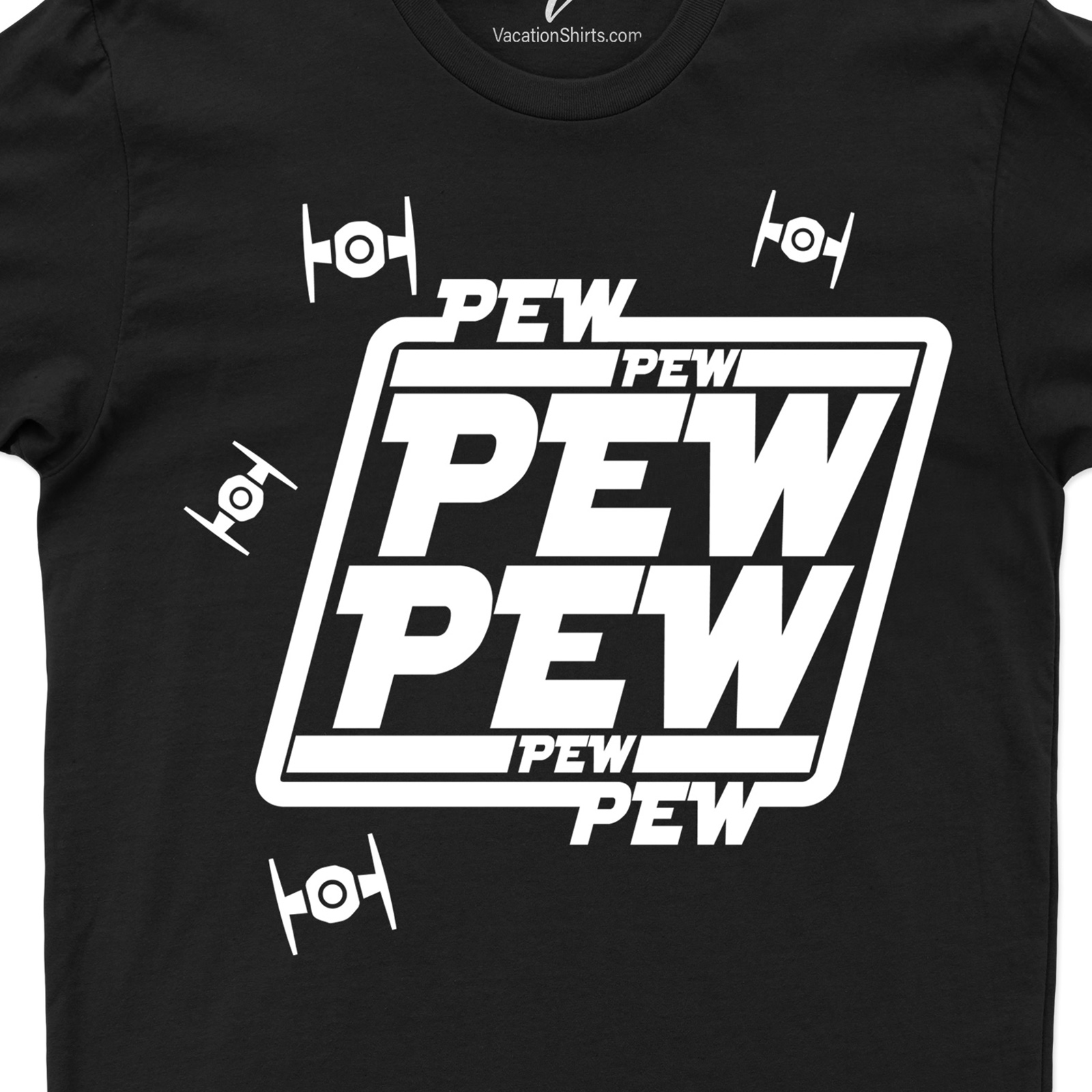 Pew Pew Pew Star Wars Shirt Disney Vacation Shirts Unleash your inner rebel with the Pew Pew Pew Star Wars Shirt from VacationShirts.com! This iconic tee, featuring the beloved movie quote, merges humor with fandom. Perfect for any Star Wars enthusiast, it's a must-have piece of galactic empire clothing. Show off your allegiance and make a statement in this unique, funny Star Wars shirt – an ideal gift for fans of the saga!