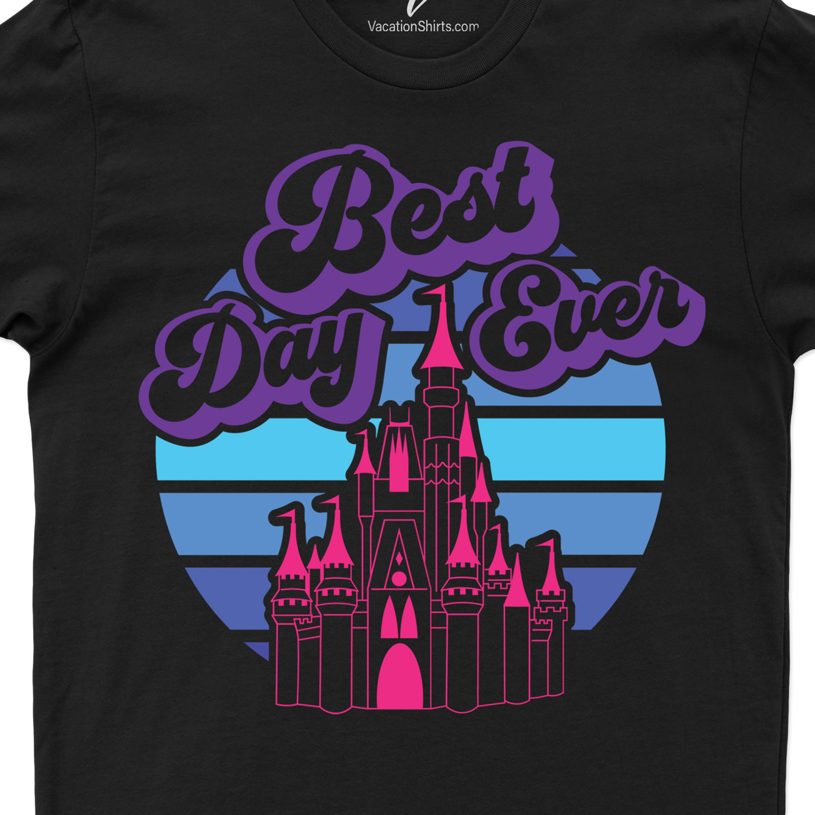 Disney Best Day Ever Castle Shirt Disney Vacation Shirts Experience the magic with our Disney Best Day Ever Castle Shirt from VacationShirts.com! Perfect for your Disney trip, this custom tee features the iconic Disney Princess Castle, making it a must-have for family matching Disney shirts. Embrace the enchantment of Magic Kingdom in style with our Disney Park Apparel.