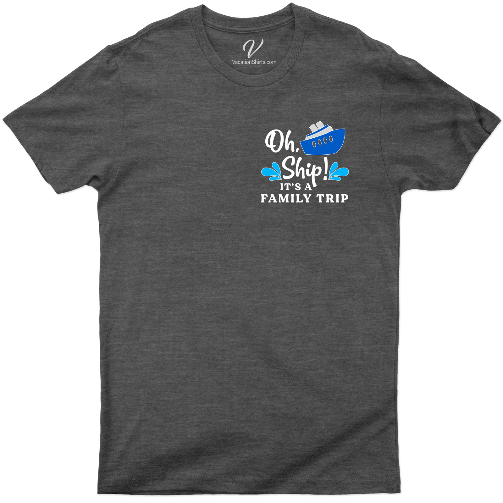 Oh Ship, Family Trip Cruise Vacation T-Shirt Cruise Best Sellers Embark on a memorable journey with our Family Voyage T-Shirt! 'Oh Ship, It's a Family Trip!', a perfect Family Vacation Shirt for your cruise adventures. This Family Travel Tee adds fun to your holiday, making it the ultimate Family Trip Tee!